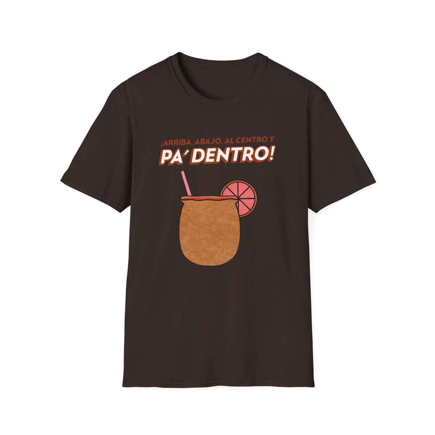 T-Shirt "Para cima, para baixo, para o centro e para dentro" - Homem