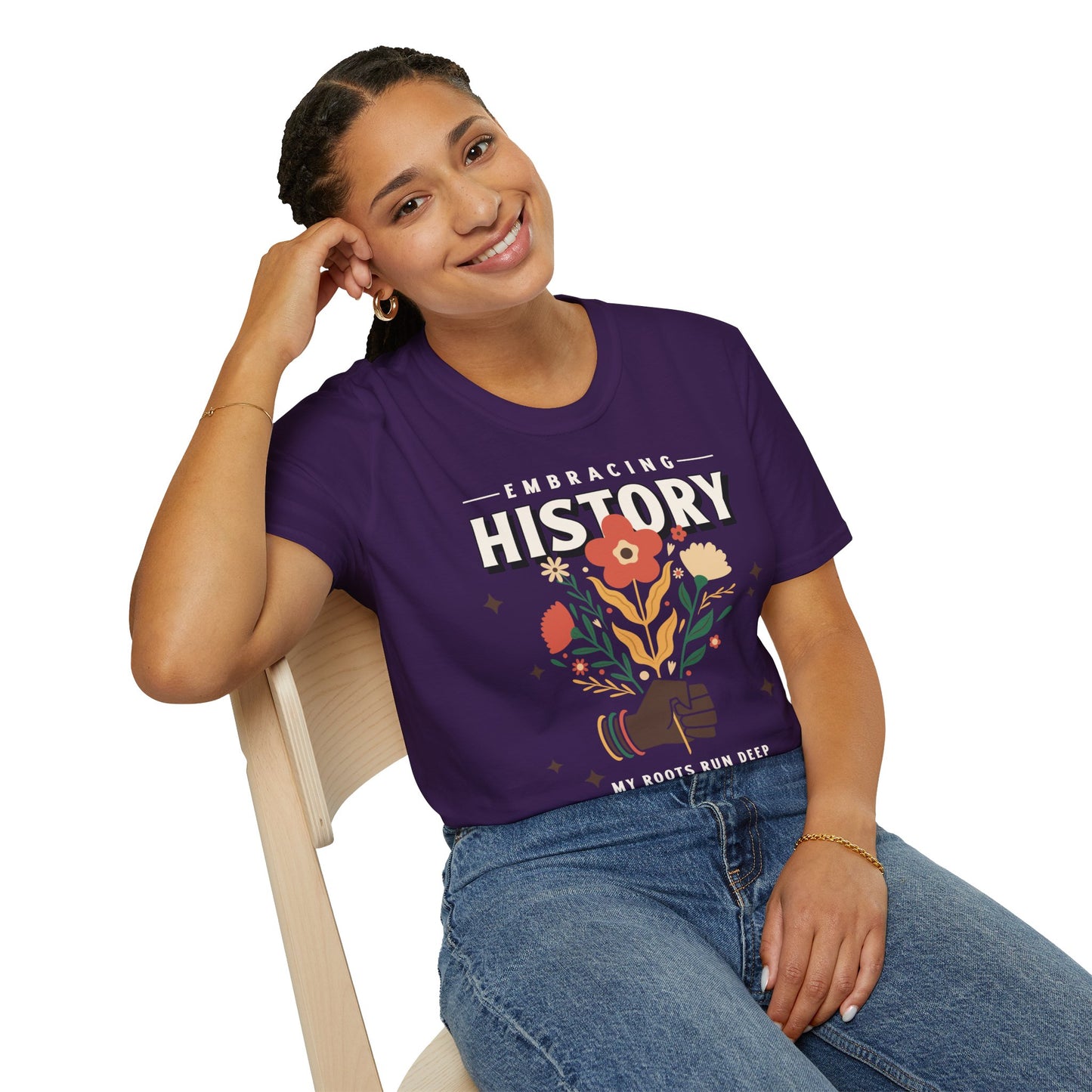 T-shirt "My Roos Run Deep, Embracing History" | Women | Romero's - Embracing Diversity