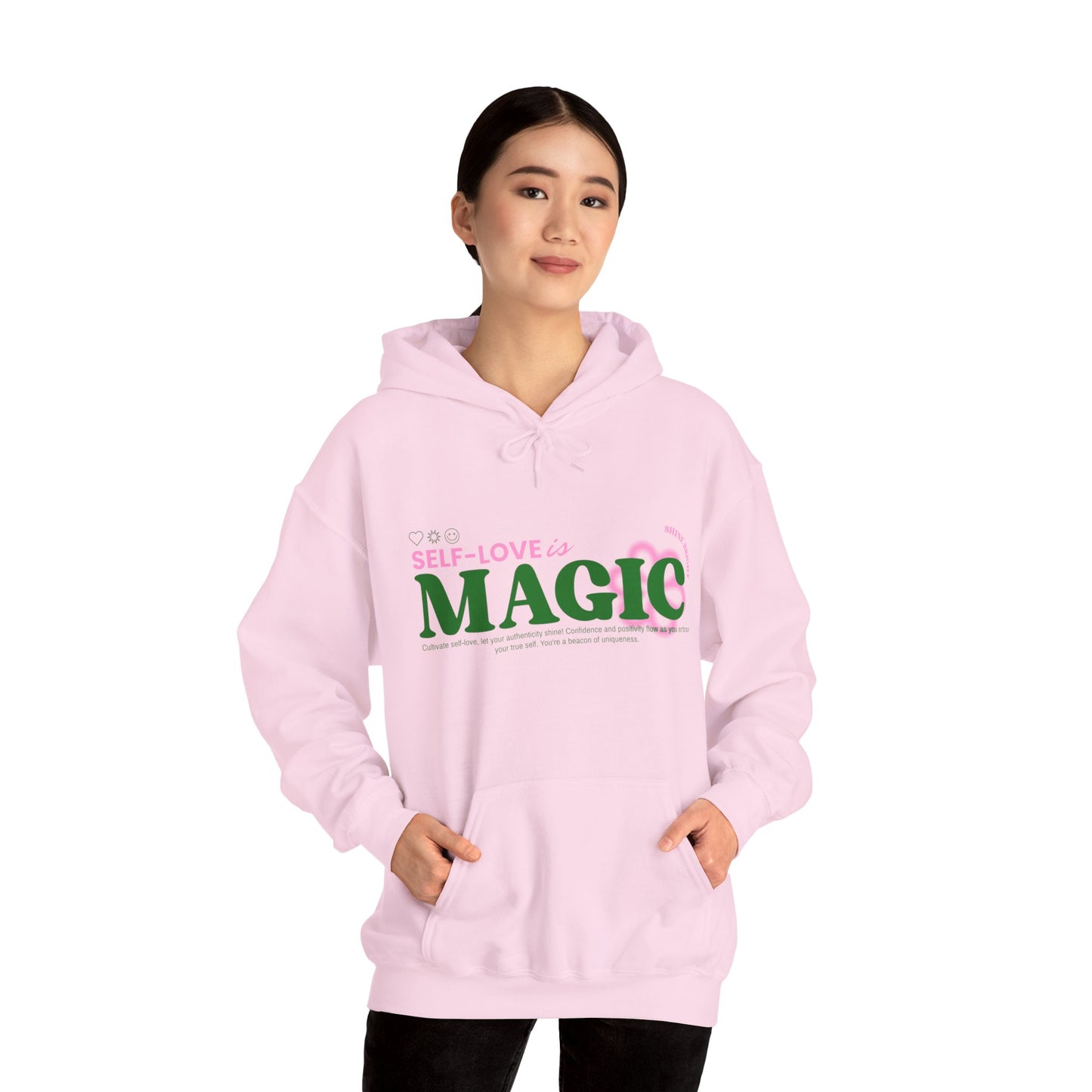 "Self-love is Magic" hooded sweatshirt