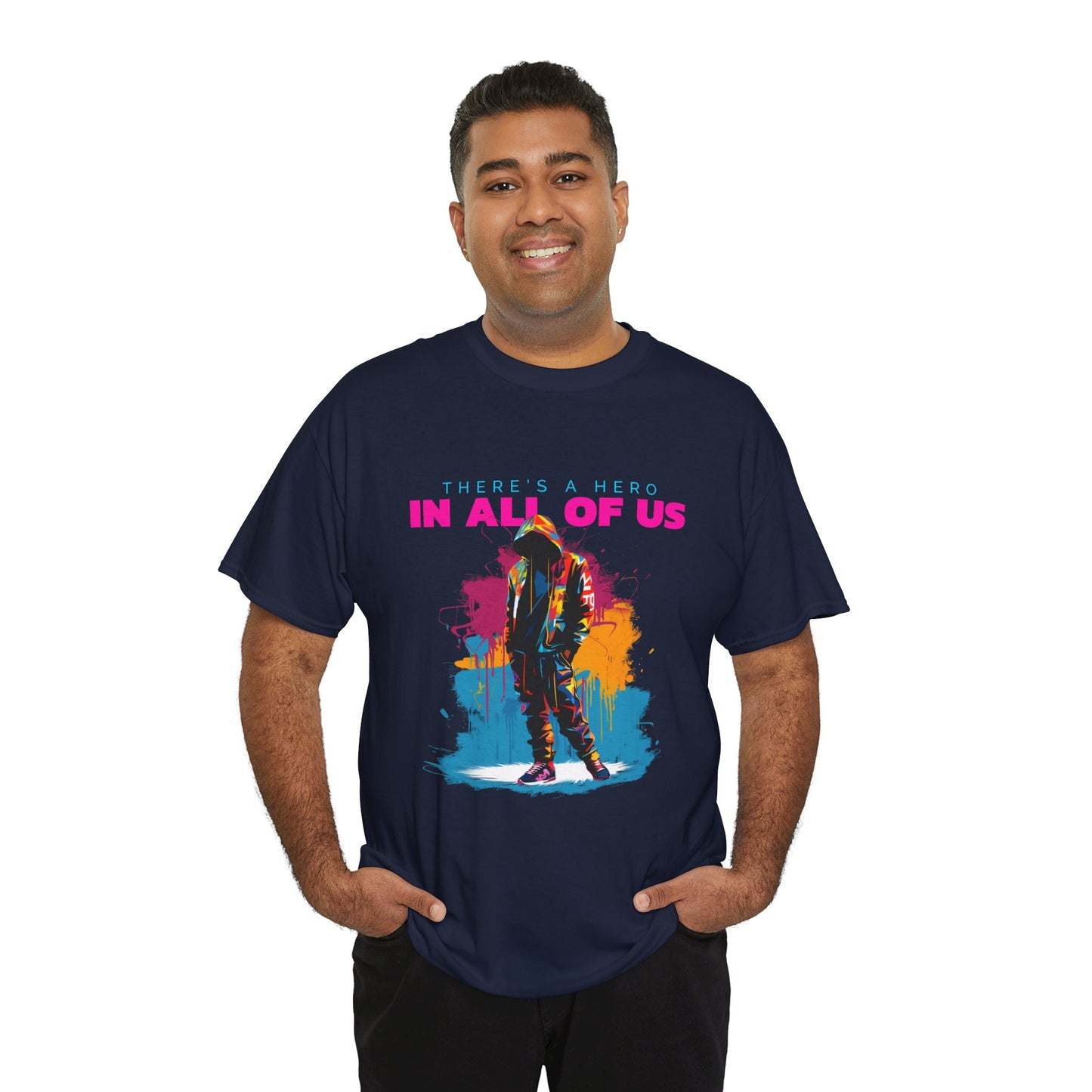 T-shirt - "Há um Herói em Todos Nós" | Homens | Romero