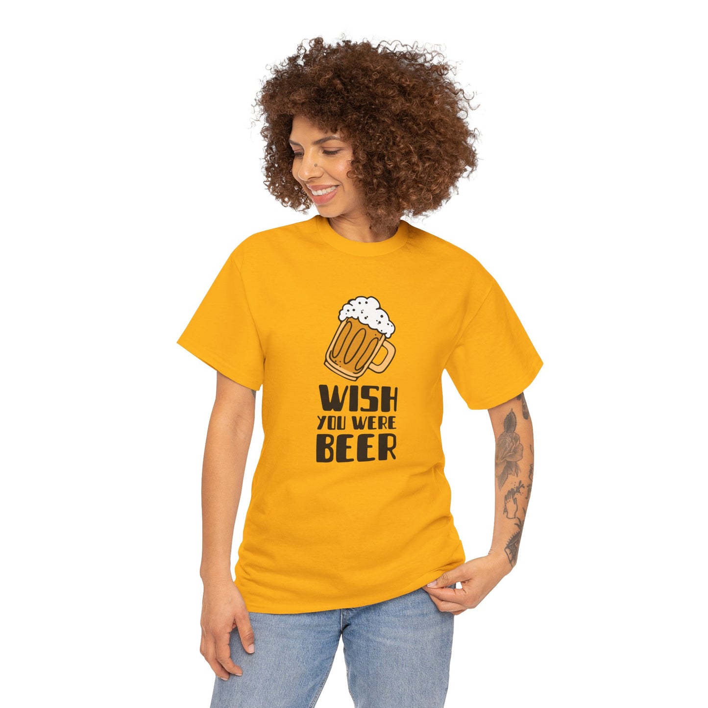 "Wish You Were Beer" Women's T-Shirt - Playful Tee