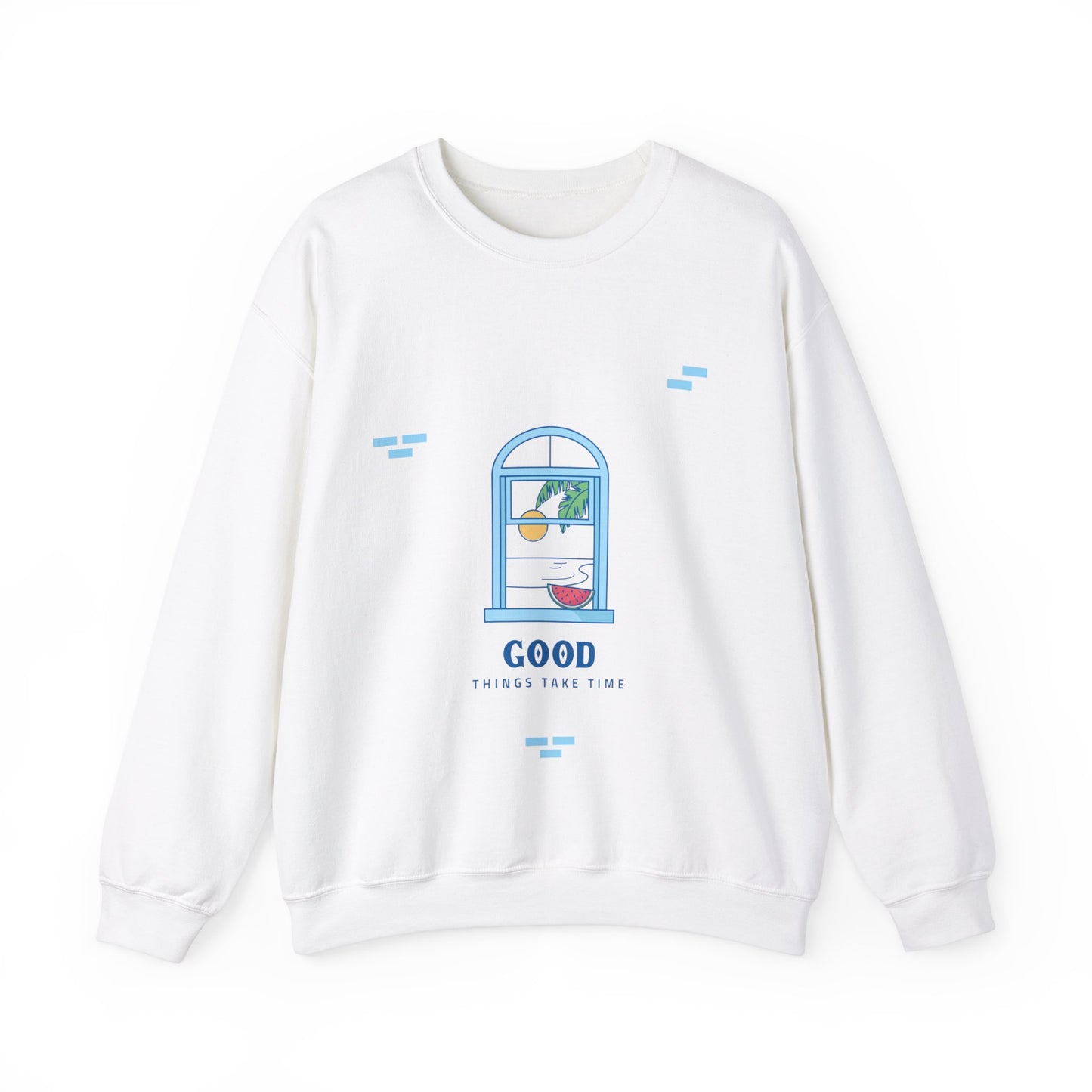 Sweatshirt "Good Things Take Time" - Women