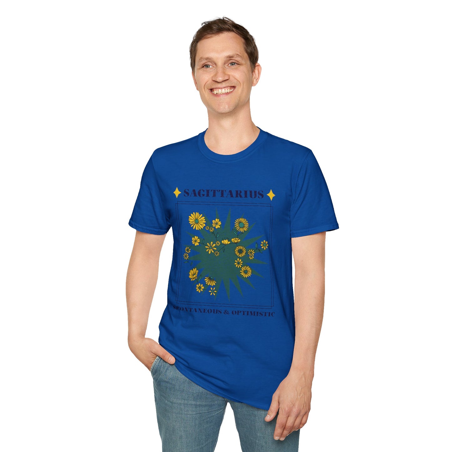 T-Shirt "Sagittarius: Spontaneous & Optimistic" - Men