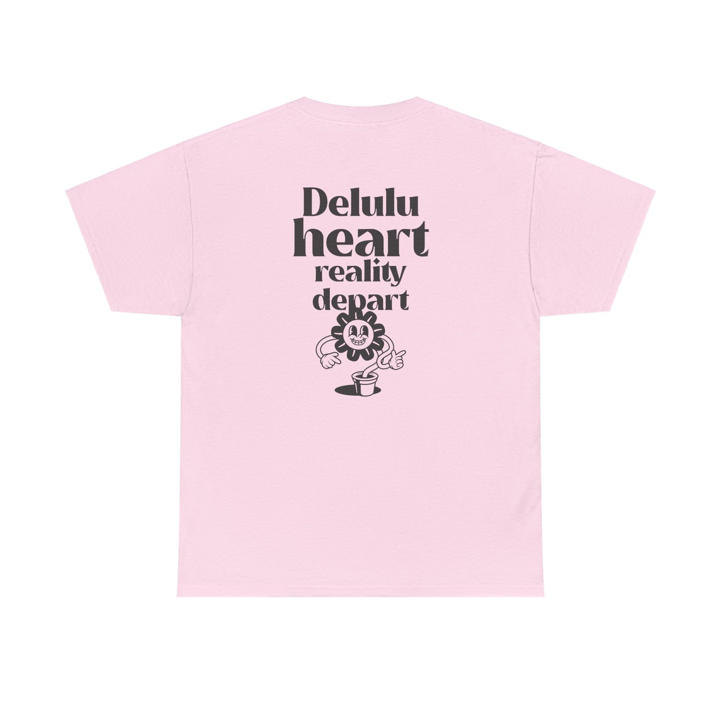 Camiseta -"Delulu Heart, Reality Depart" - Masculino - Romero's