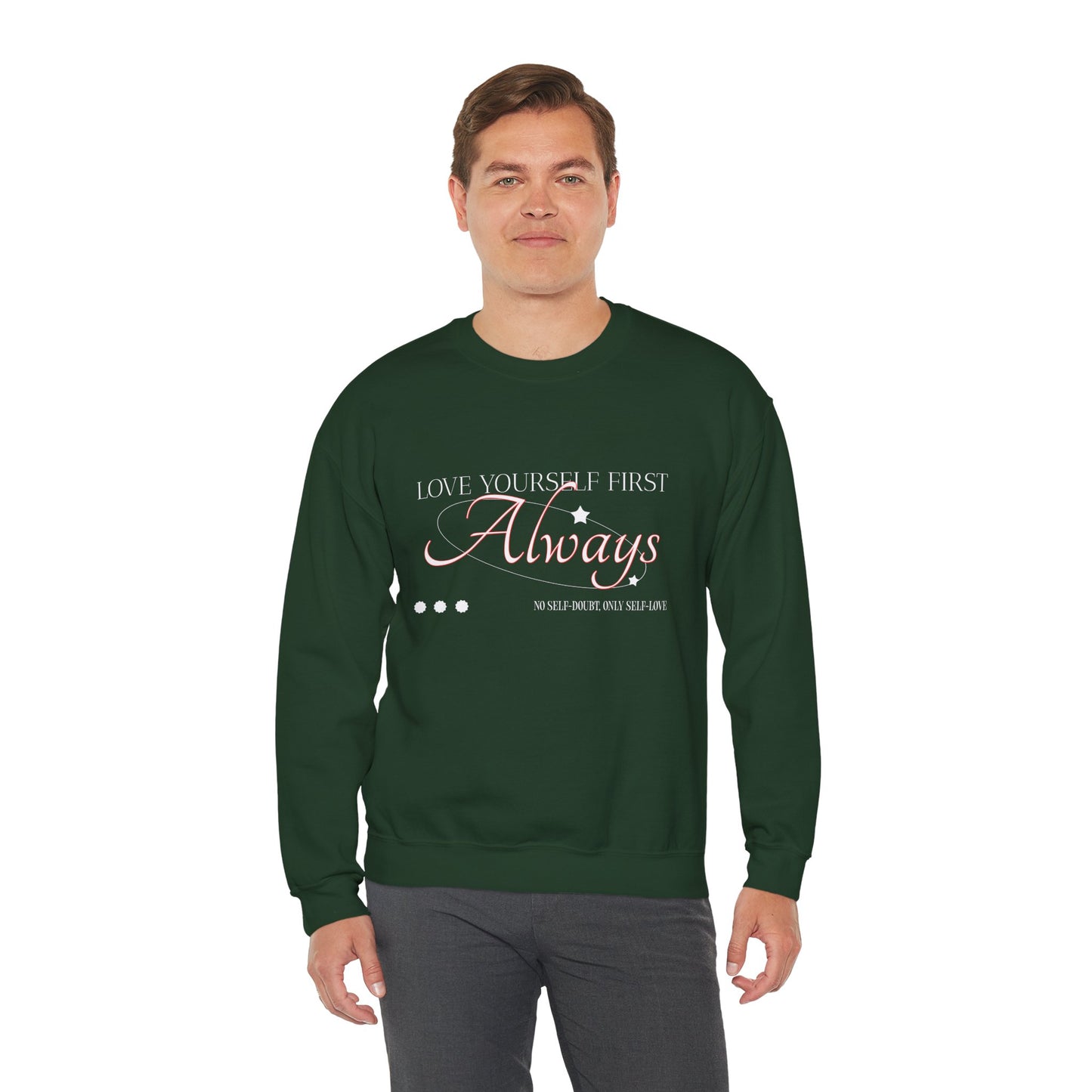 Sweatshirt "Ame-se Primeiro Sempre" - Homem