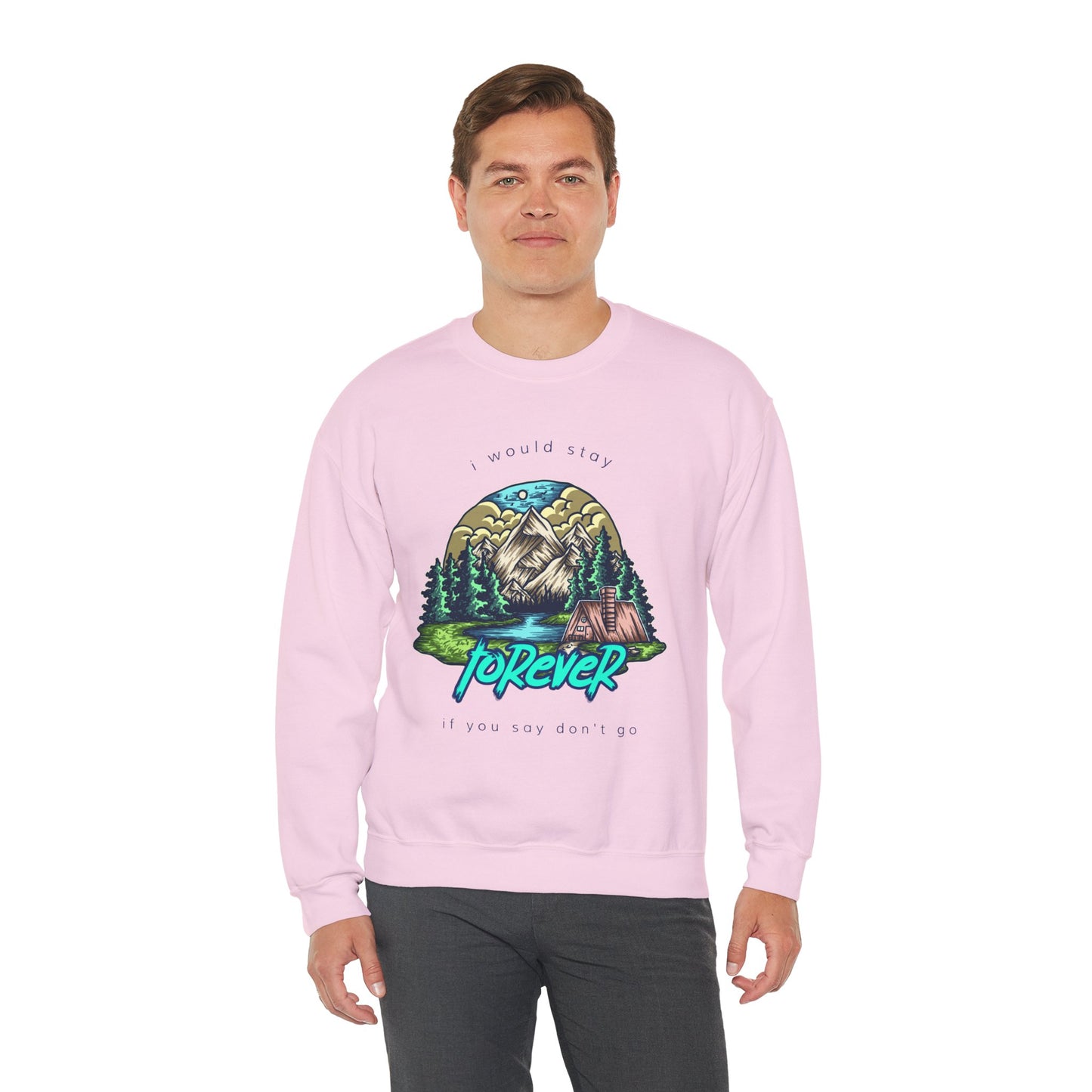 Sweatshirt "Say Don't Go" - Homem