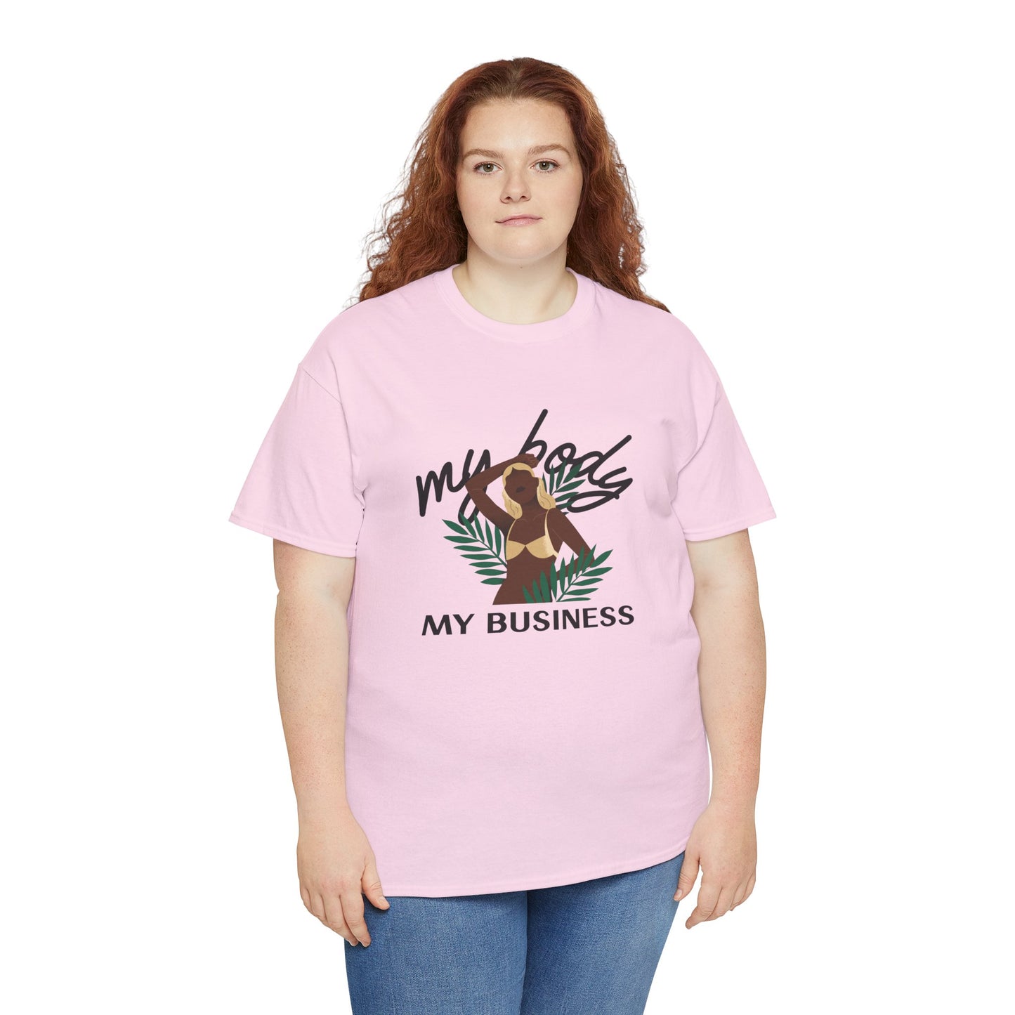 "My Body My Business" - Camiseta de empoderamento feminino - Fique forte com Romero's