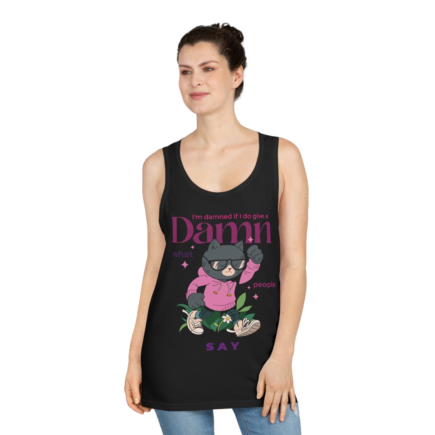 Softstyle™ "I'm Damned if I Do Give a Damn" Tank Top - Taylor's Edition 