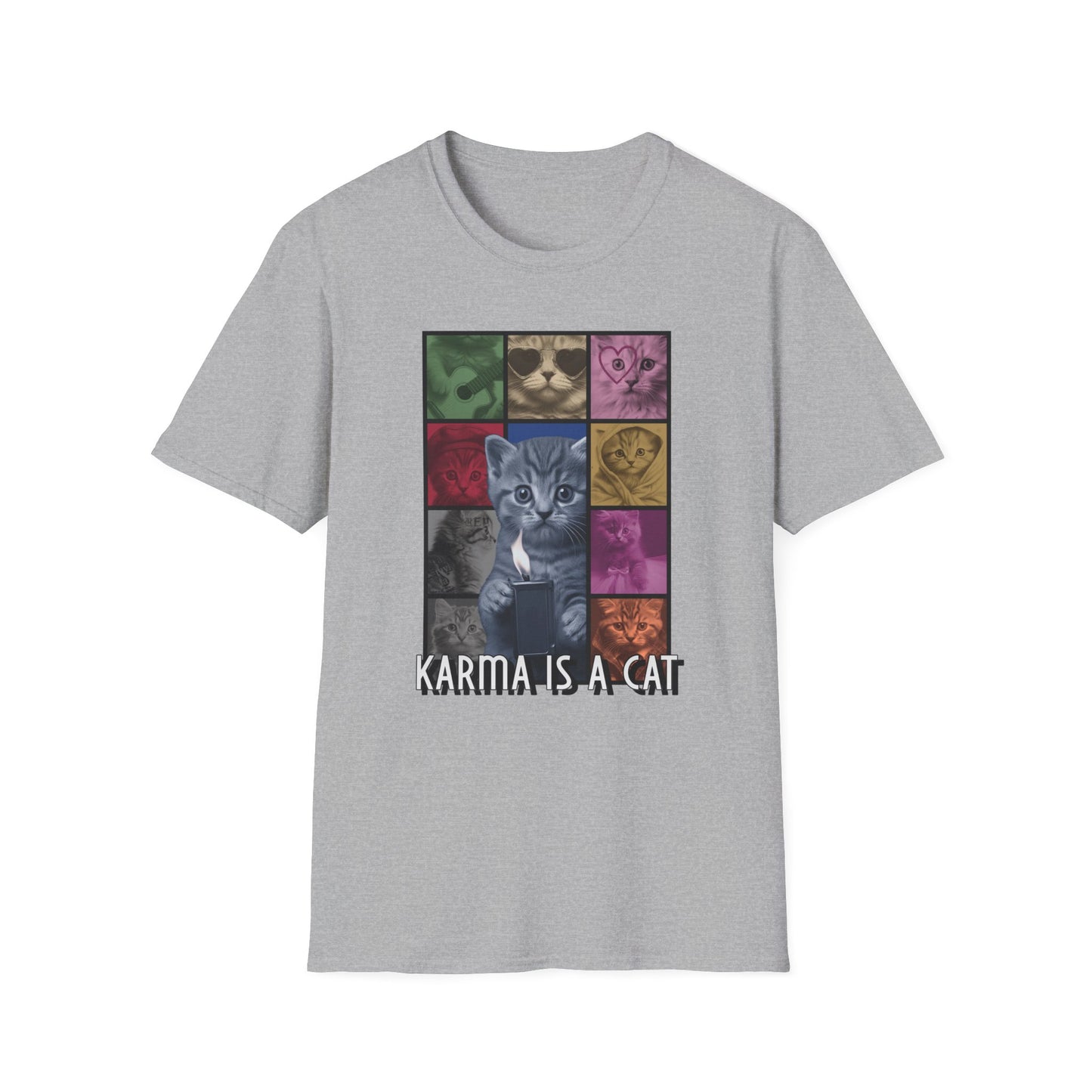 T-shirt "Karma is a Cat" - Man