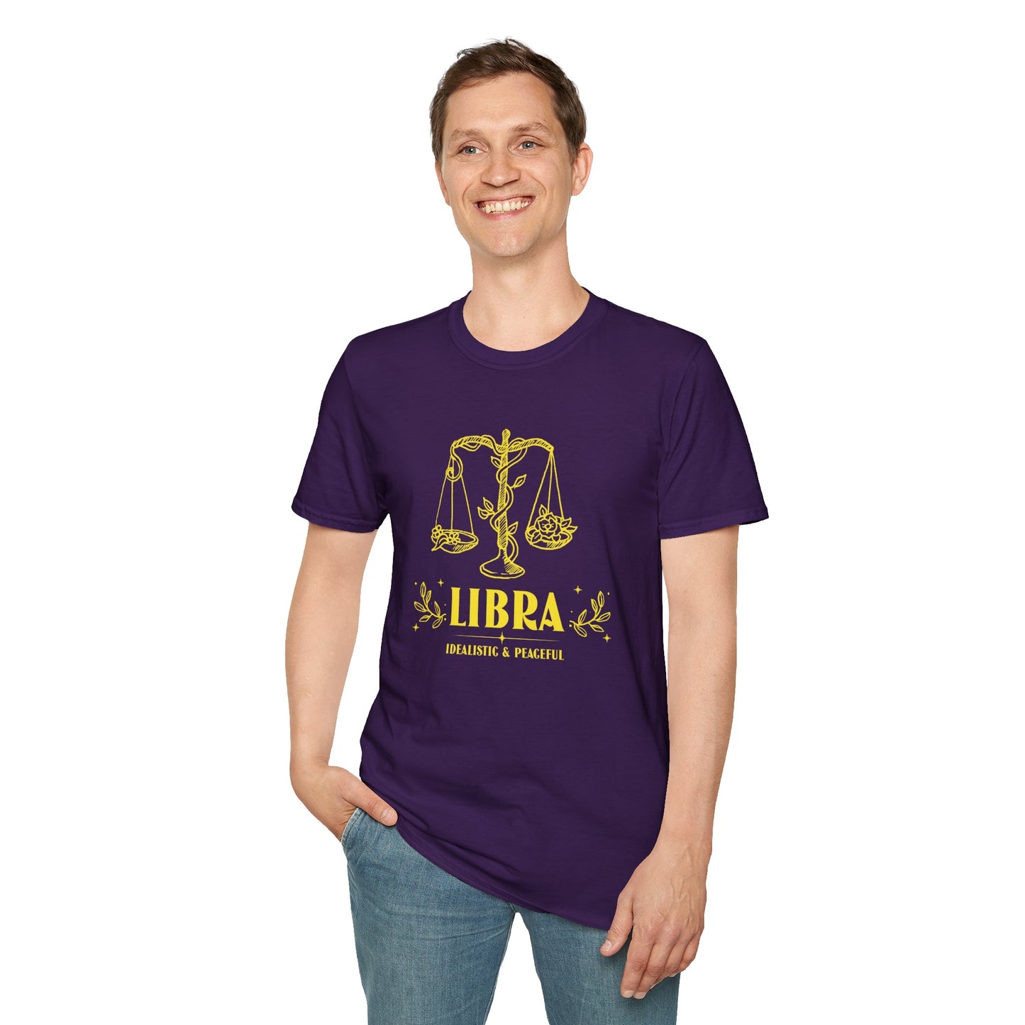 Camiseta "Libra: Idealista e Pacífica" | Menu