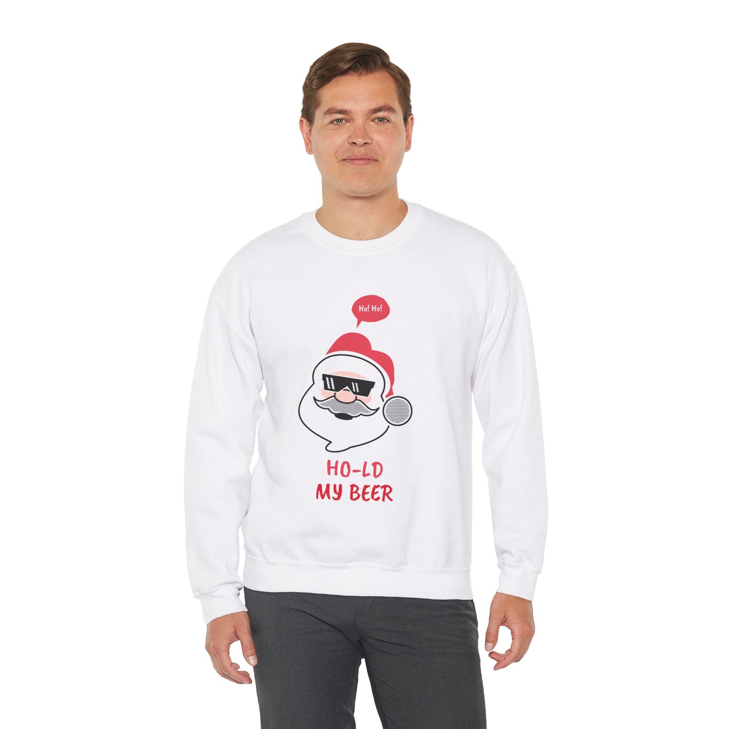 Sweatshirt "Ho-ld my beer" - Man