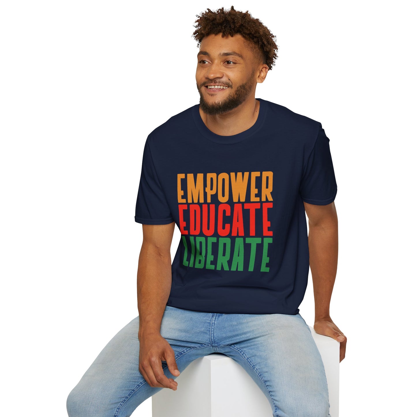 T-Shirt  'Empower, Educate, Liberate': Celebrando la Diversidad en Romero's | Men