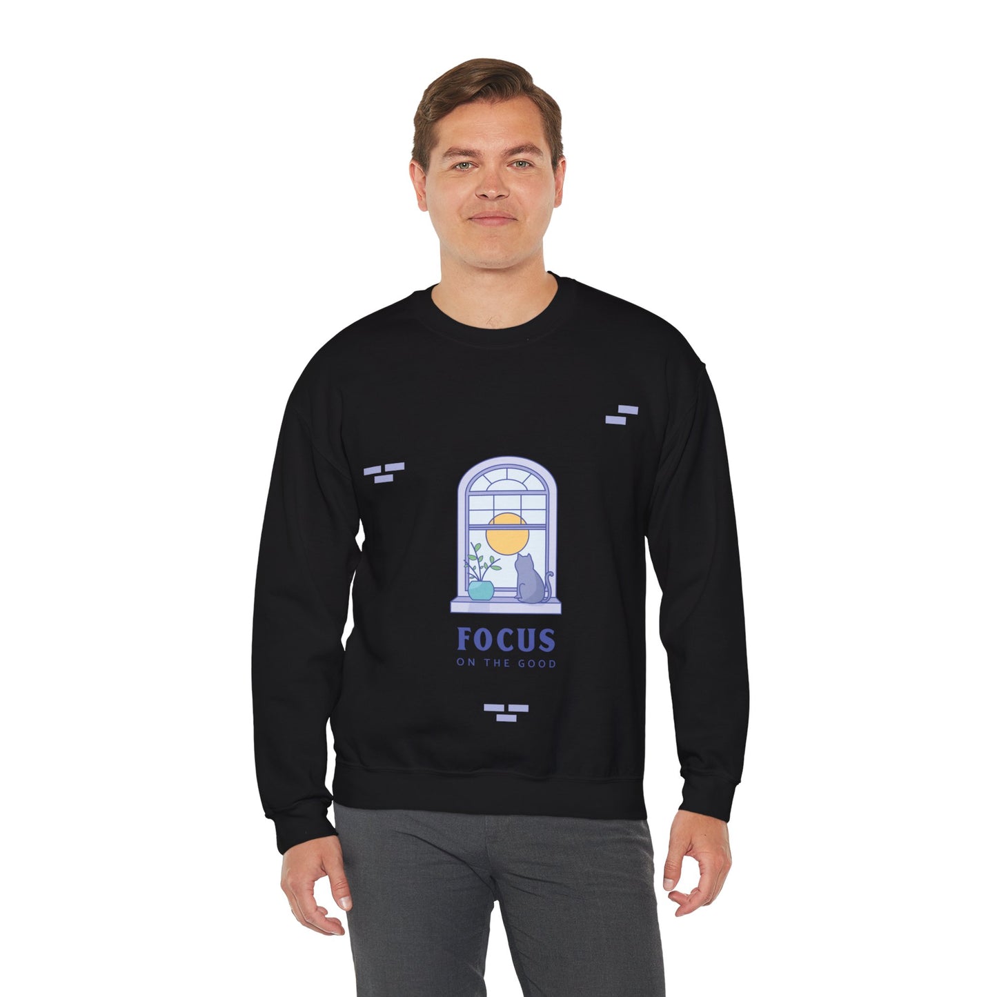 Sweatshirt "Focus on the Good" - Men