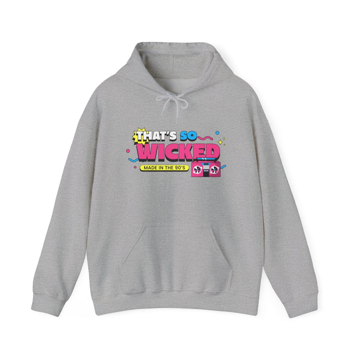 Sweatshirt com Capuz "90's Kid" - Homem