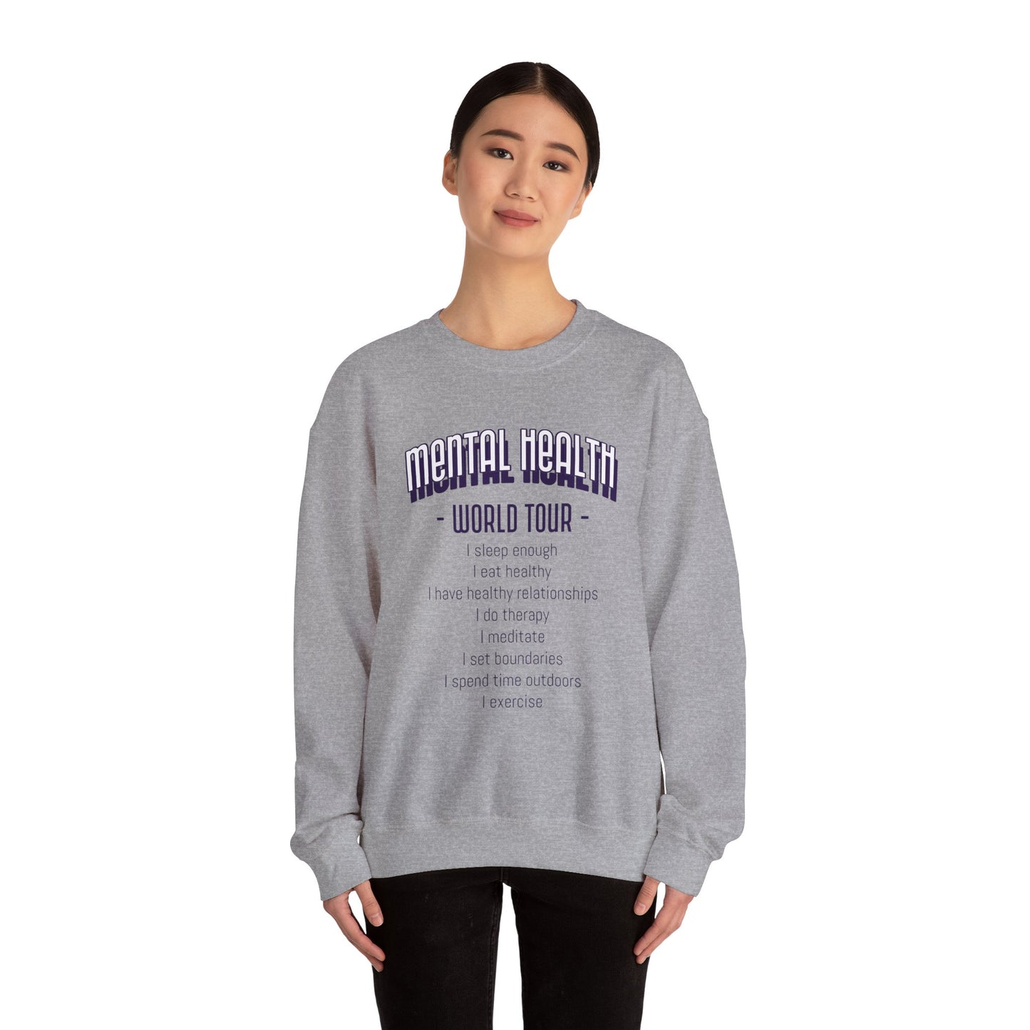 Sweatshirt  'Mental Health World Tour' | Women | Romero's: Estilo con Intención"