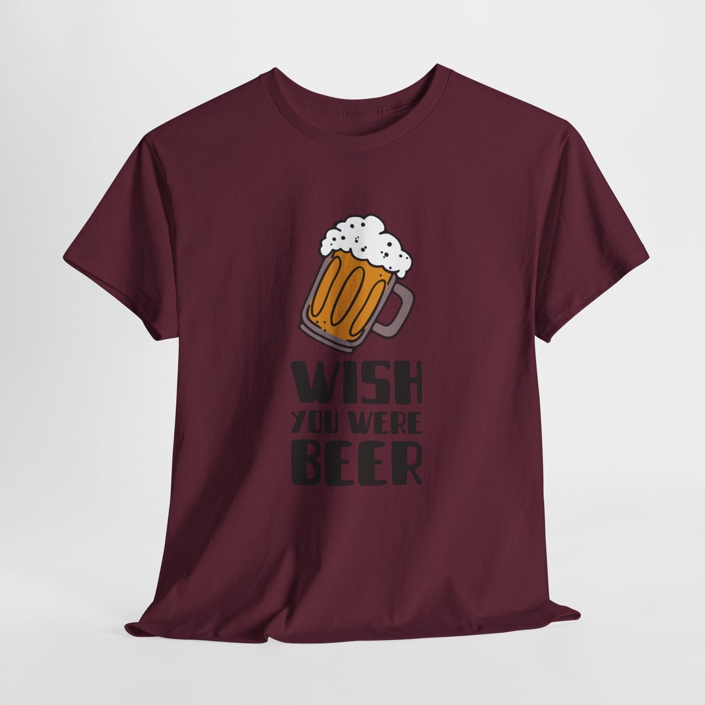 Camiseta feminina "Wish You Were Beer" - Camiseta divertida