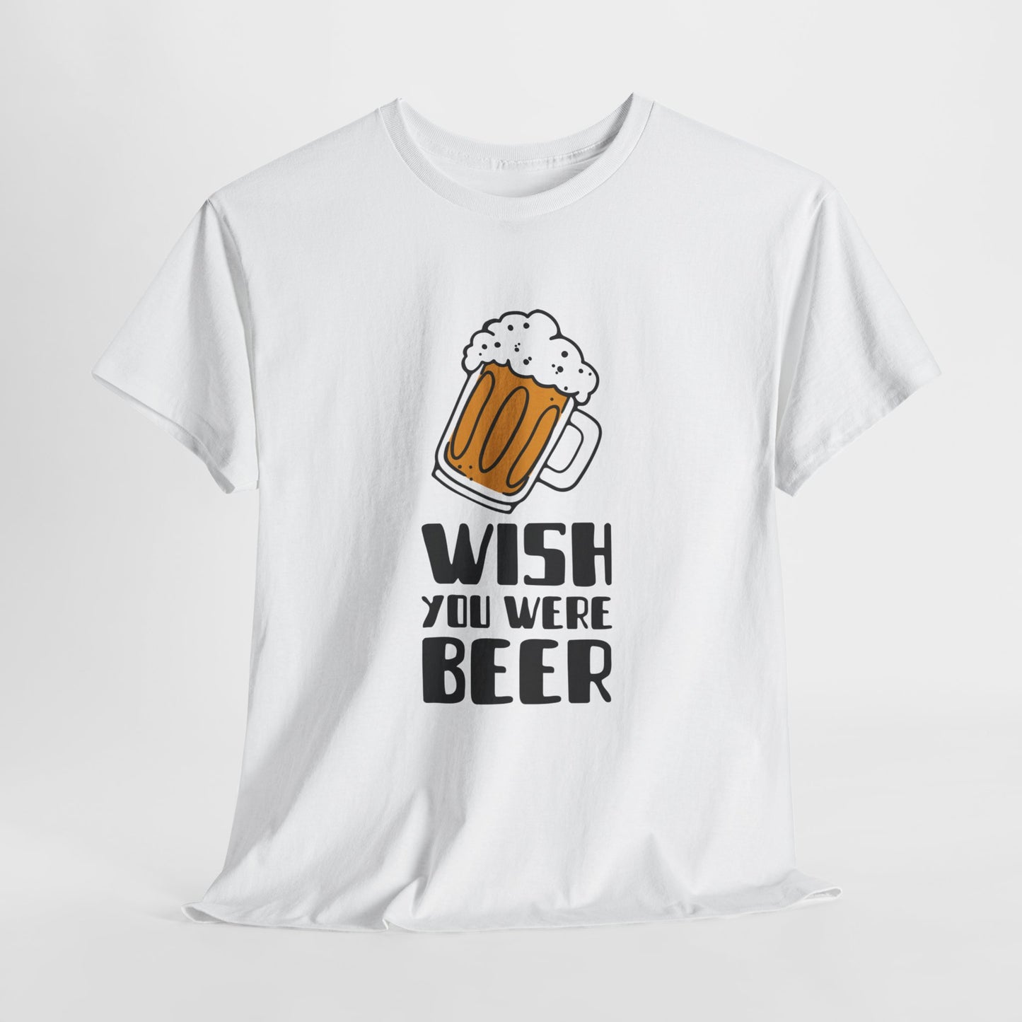 Camiseta feminina "Wish You Were Beer" - Camiseta divertida