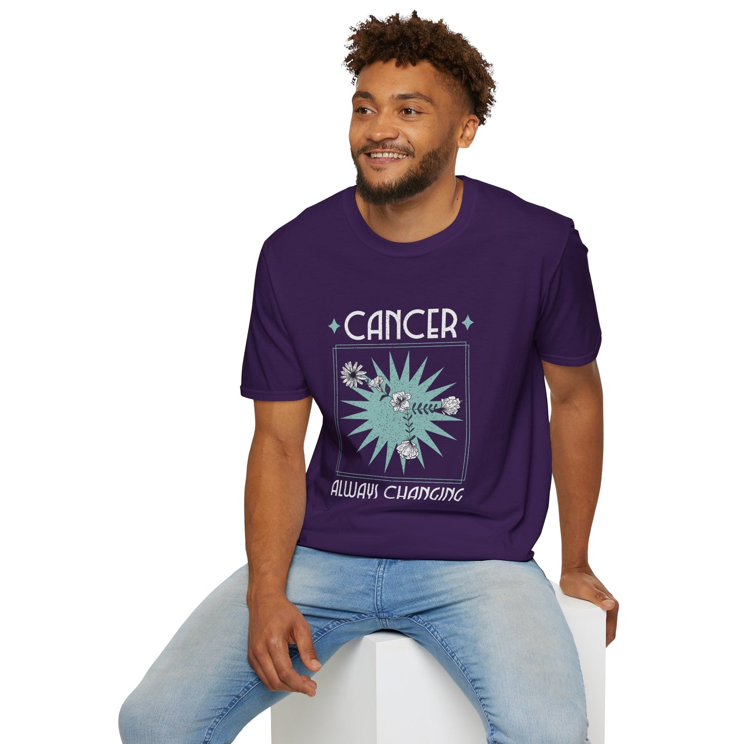 T-Shirt "Câncer: Sempre Mudando" - Homem