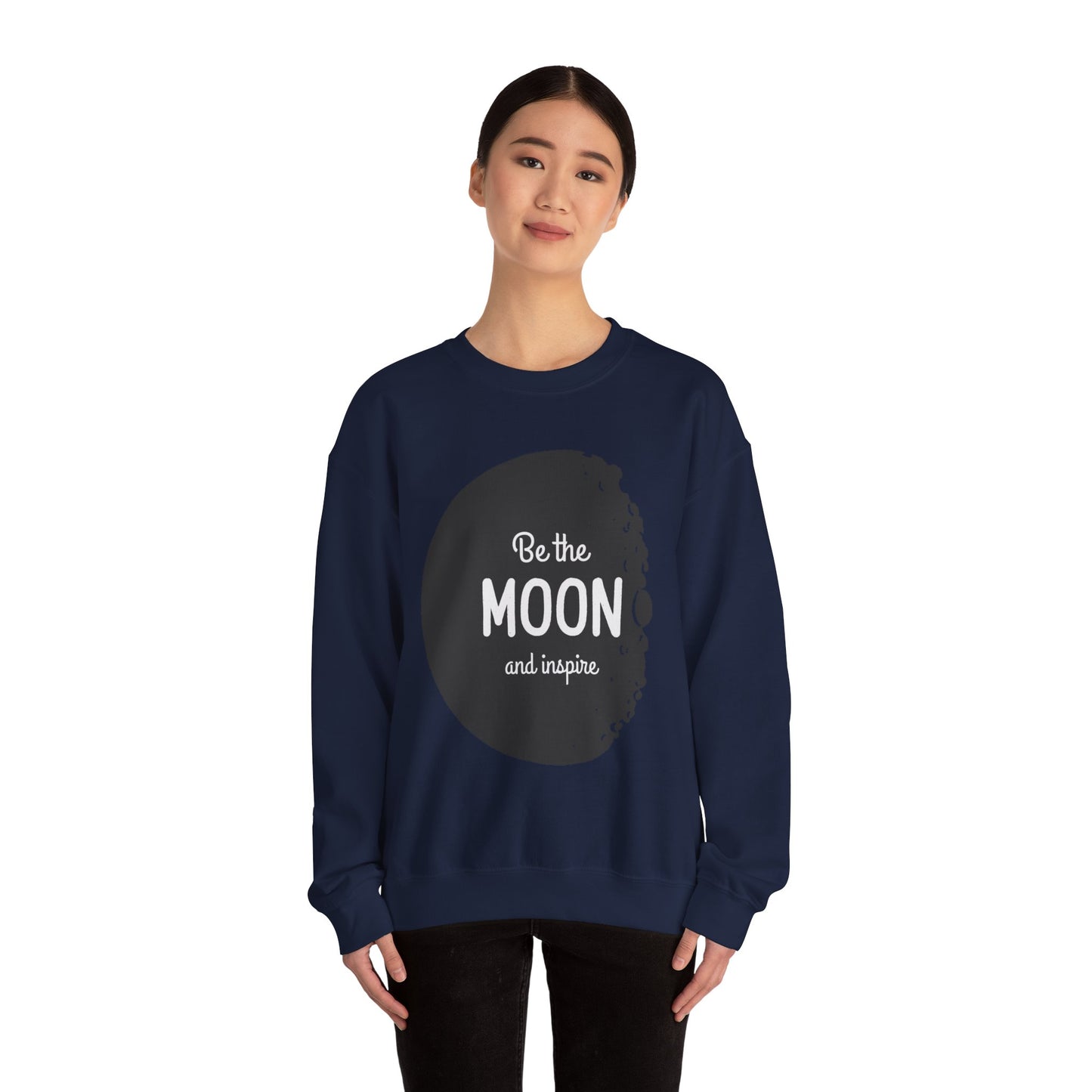 Sweatshirt "Seja a Lua e Inspire" - Homem