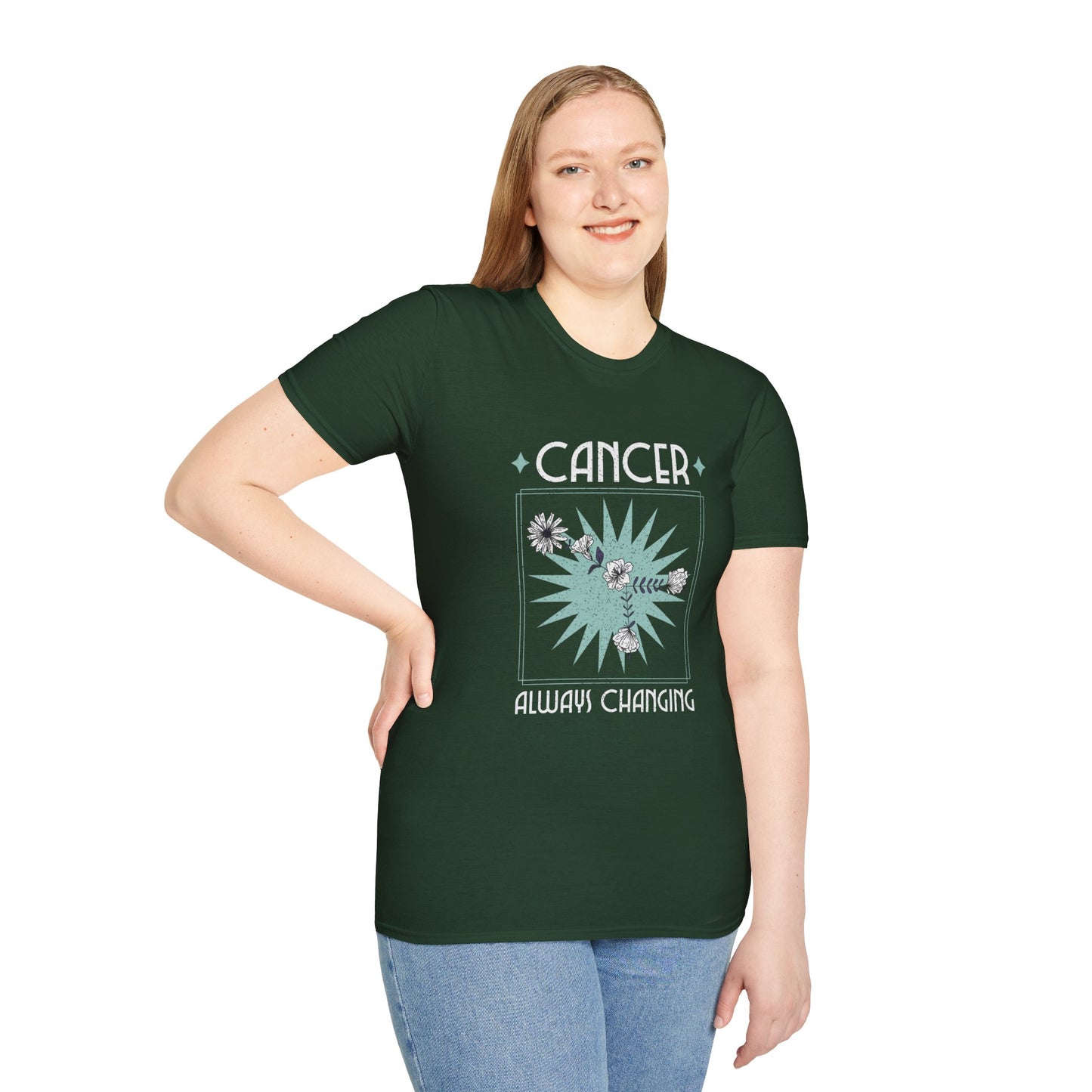 T-Shirt "Câncer: Sempre Mudando" - Mulher