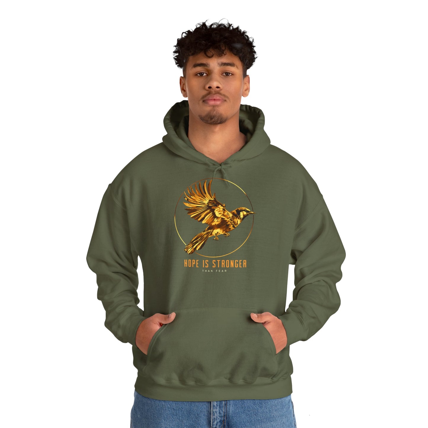 Hooded Sweatshirt "Hope is Stronger than Fear" 