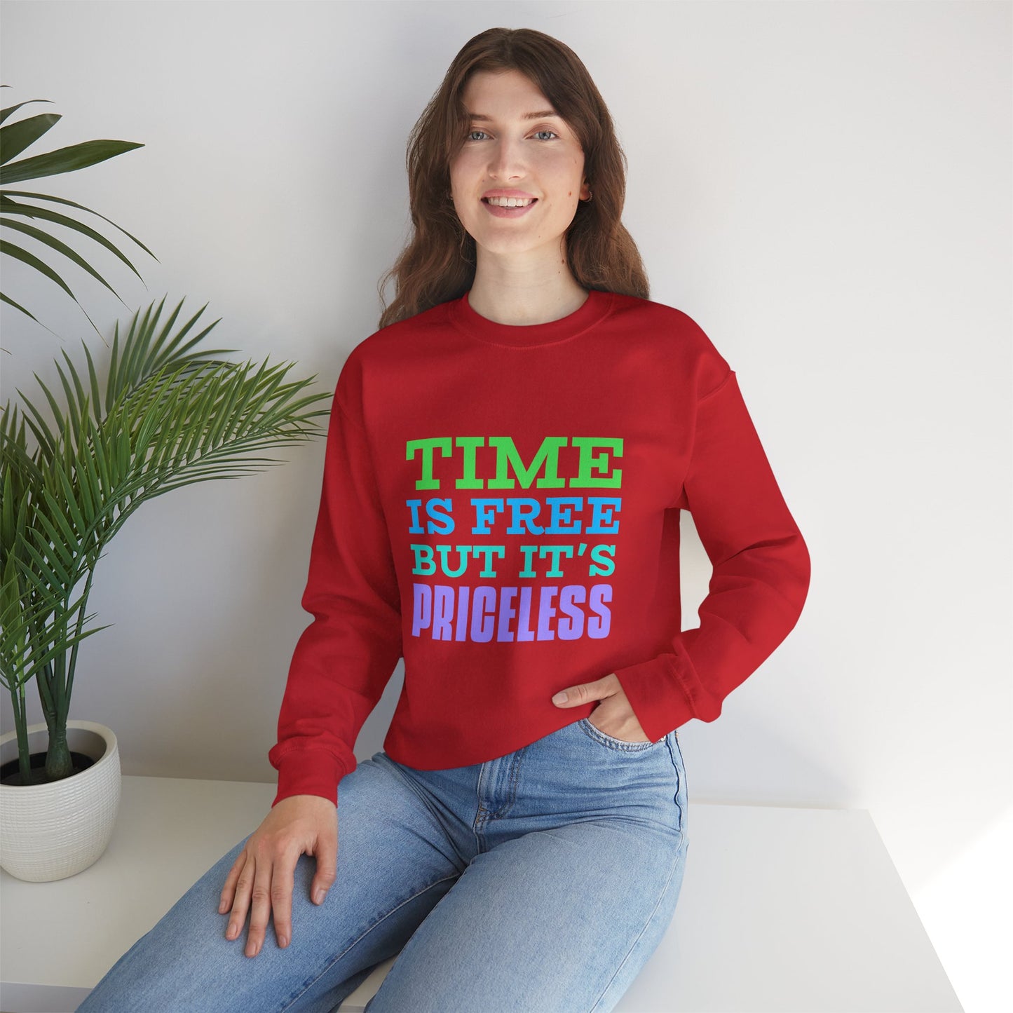 Sweatshirt "Time is Priceless" - Woman