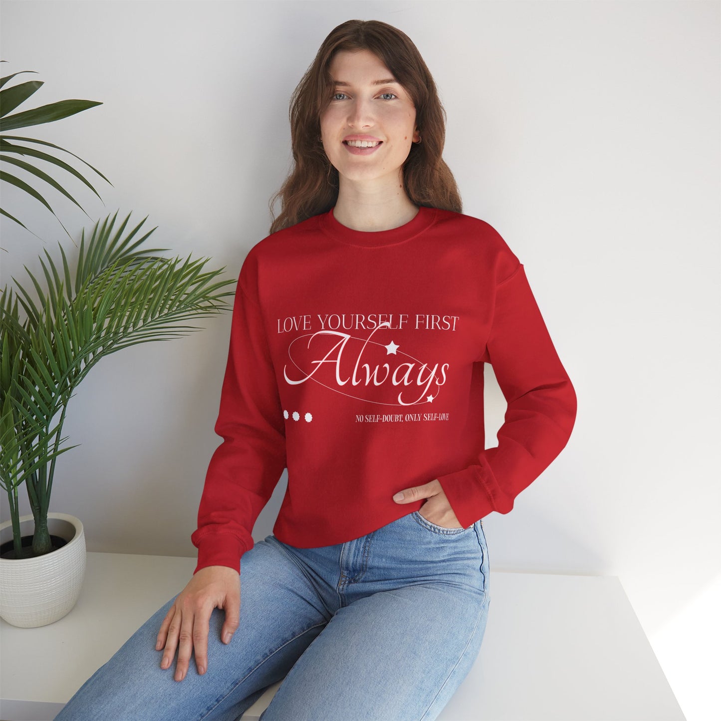 Sweatshirt "Ame-se Primeiro Sempre" - Mulher