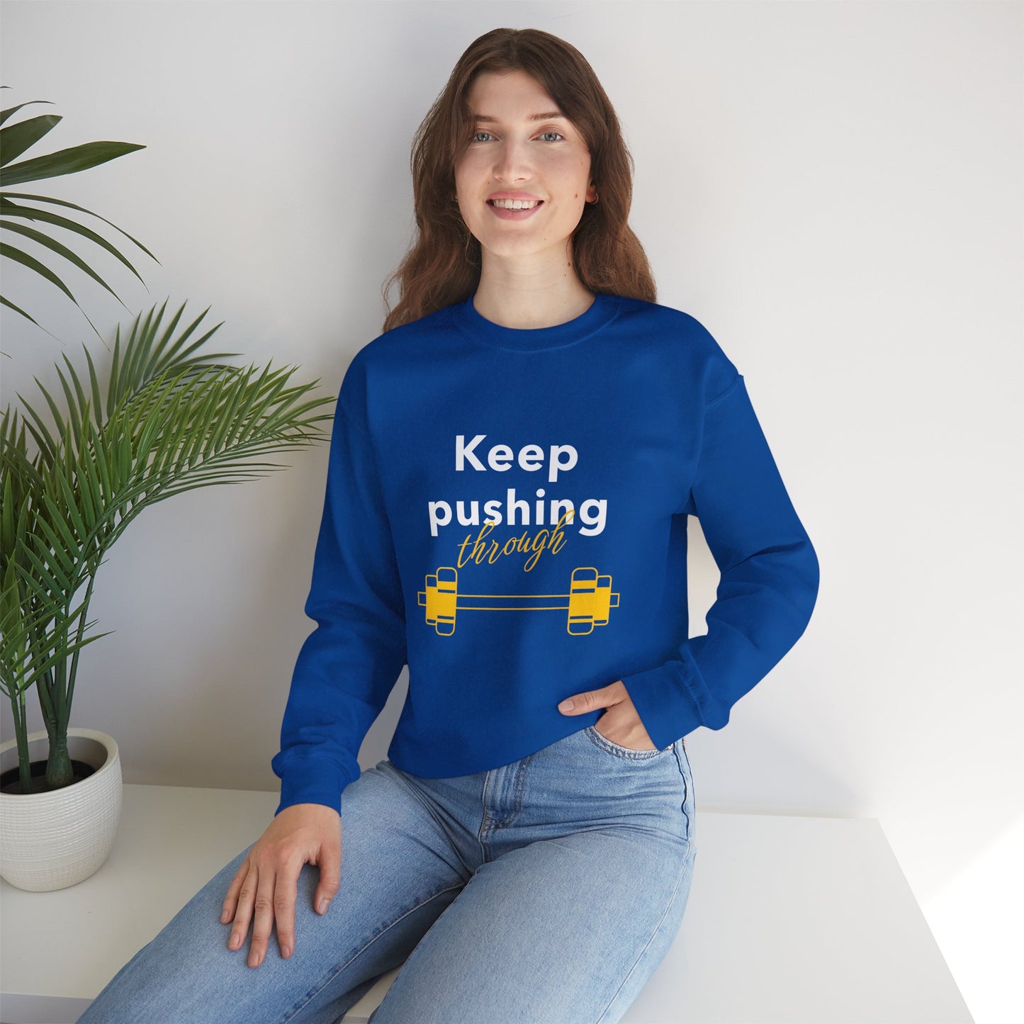 Sweatshirt "Keep pushing through" - Man