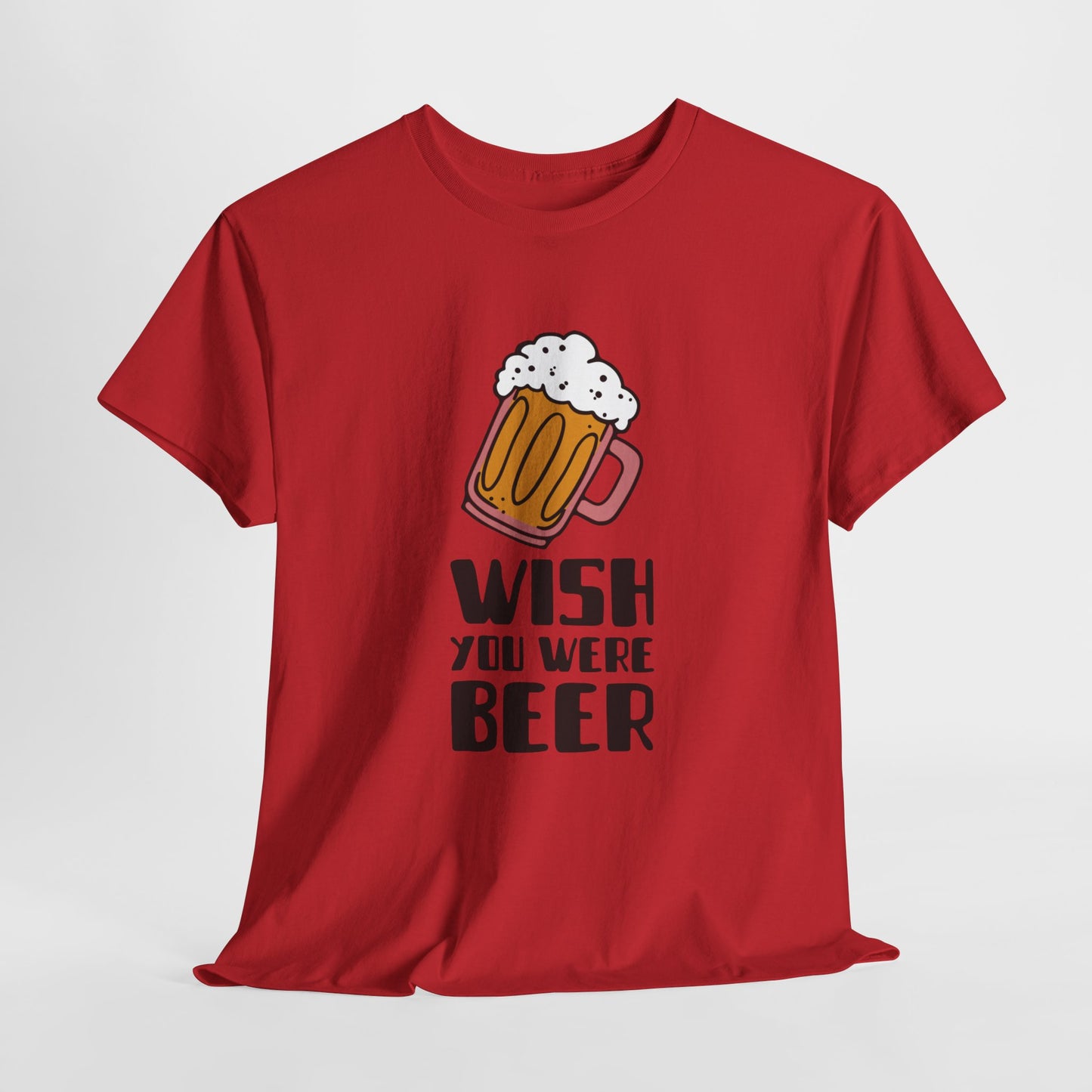 Camiseta feminina "Wish You Were Beer" - Camiseta divertida