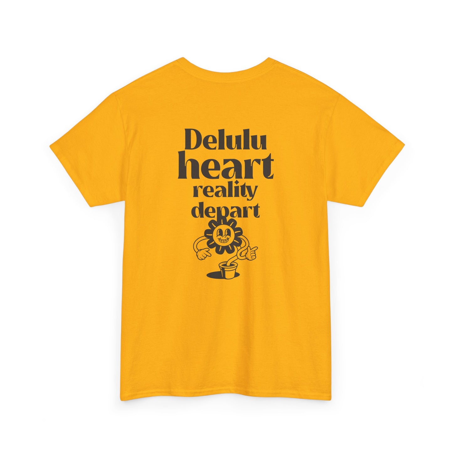 Camiseta -"Delulu Heart, Reality Depart" - Masculino - Romero's