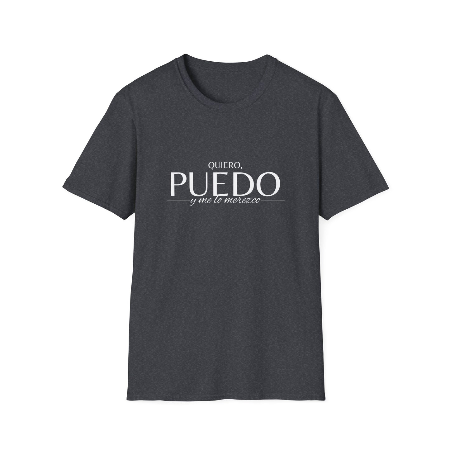 T-Shirt 'Quiero, Puedo y Me lo Merezco'  | Woman  | Reclama lo Mejor del Universo en Romero's