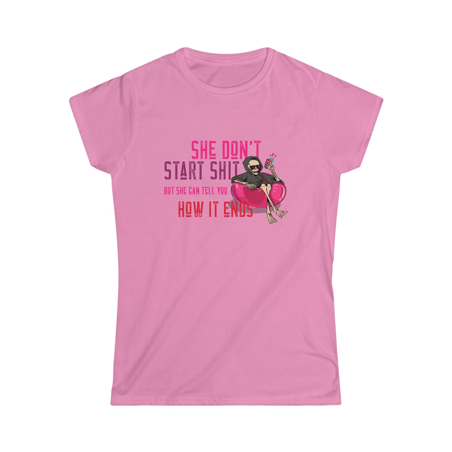 Camiseta Women's Softstyle "Vigilante Shit" - Inspirada en la Fuerza de Taylor Swift