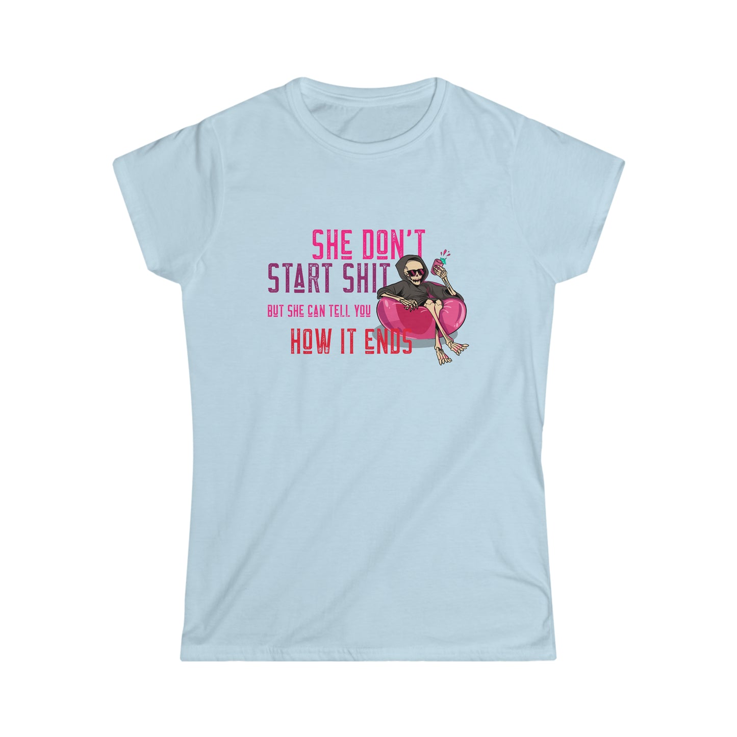 Camiseta Women's Softstyle "Vigilante Shit" - Inspirada en la Fuerza de Taylor Swift