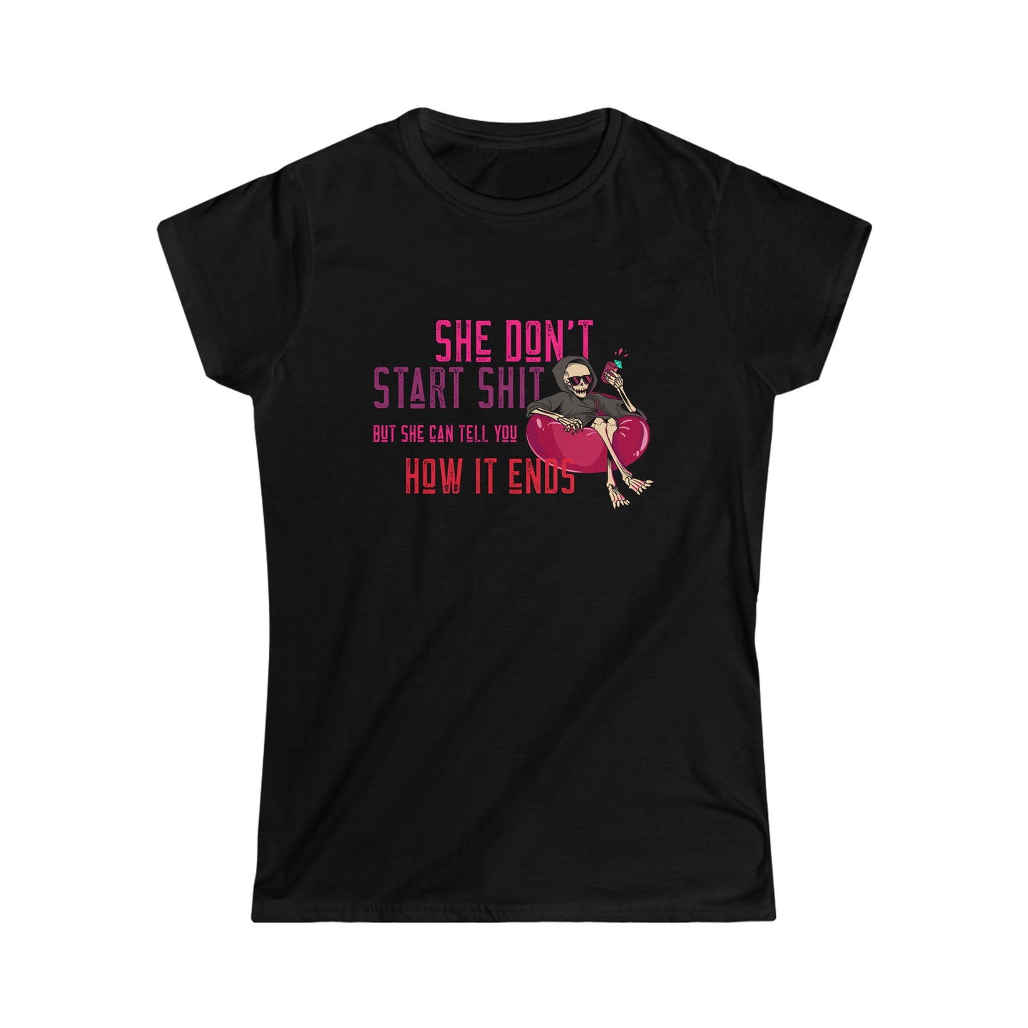 Camiseta Women's Softstyle "Vigilante Shit" - Inspirada en la Fuerza de Taylor Swift