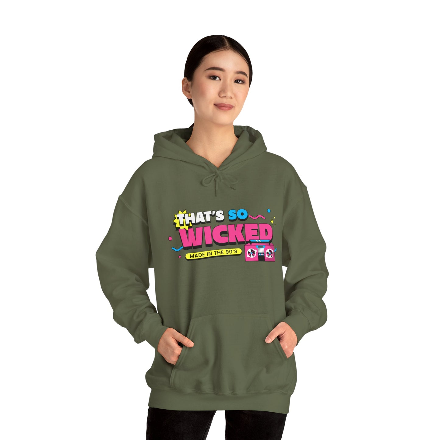 "90's Kid" Hooded Sweatshirt - Woman