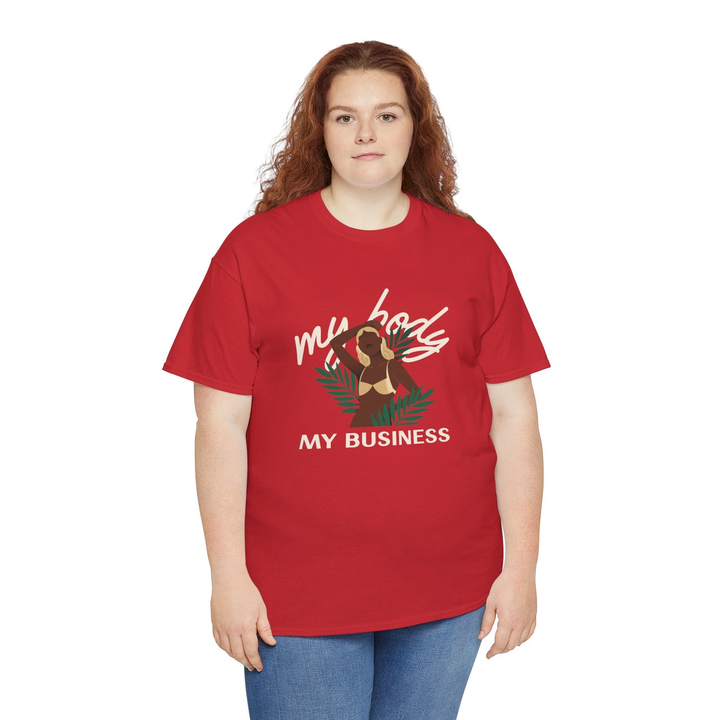 "My Body My Business" - Camiseta de empoderamento feminino - Fique forte com Romero's