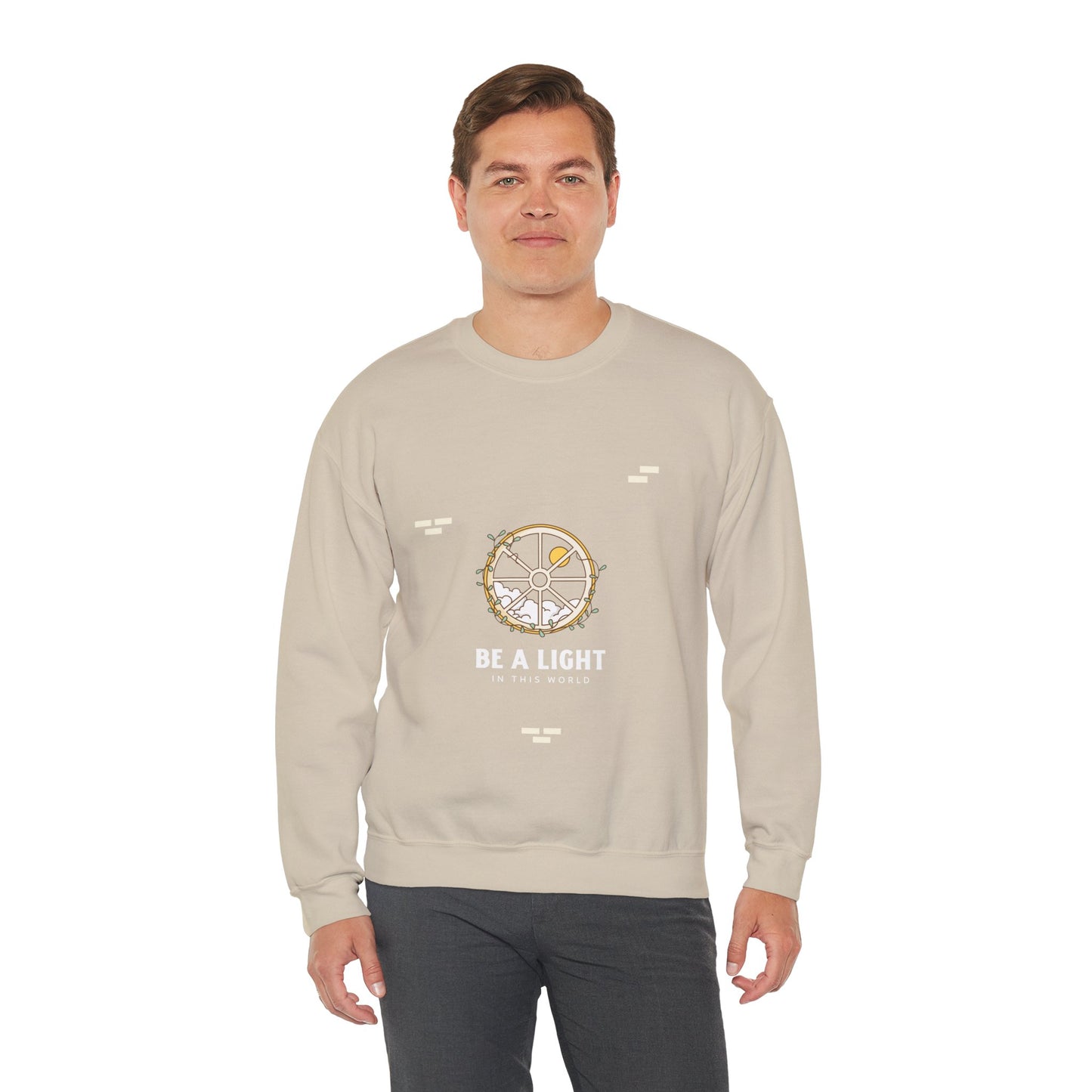 Sweatshirt "Be a Light in this World" - Men