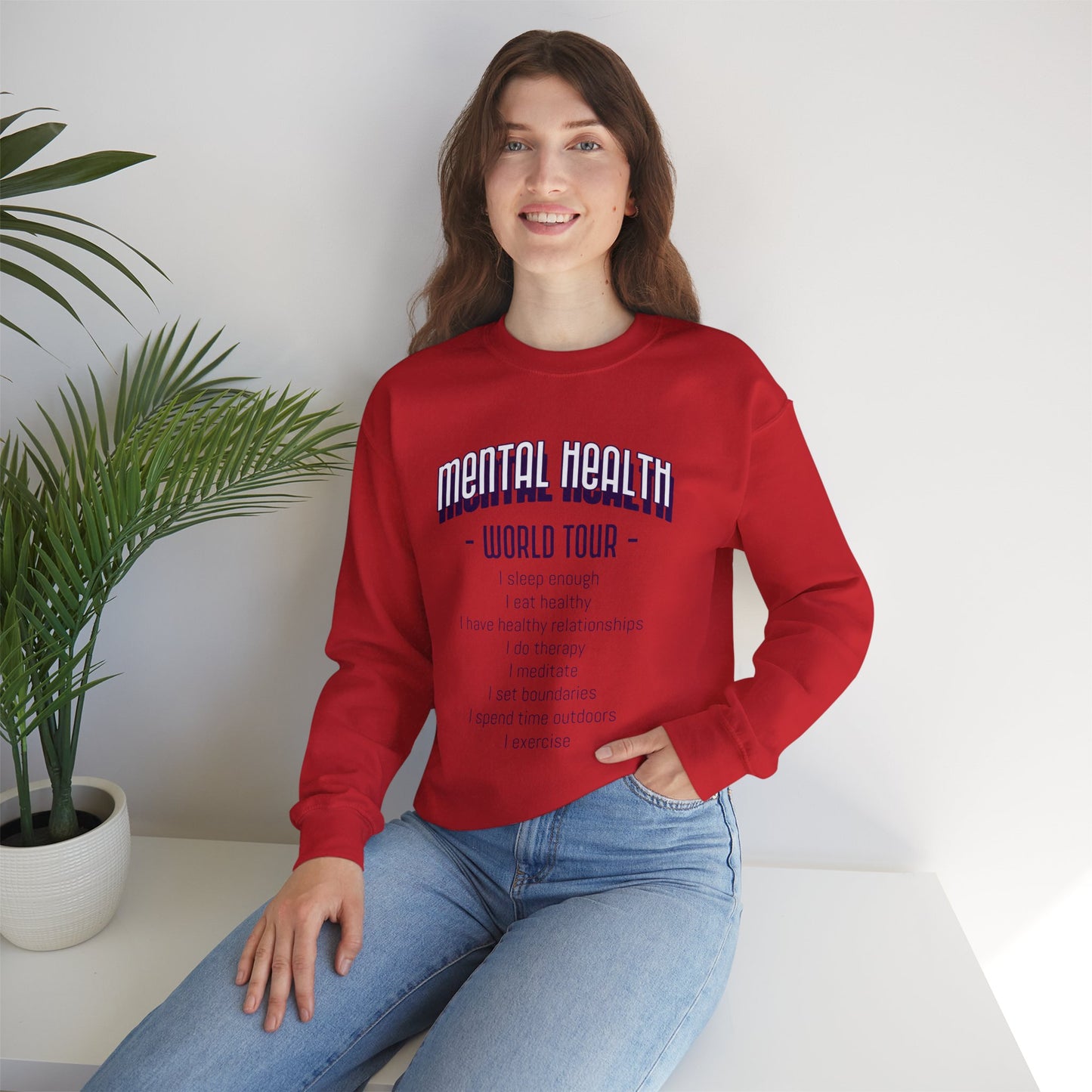 Sweatshirt  'Mental Health World Tour' | Women | Romero's: Estilo con Intención"