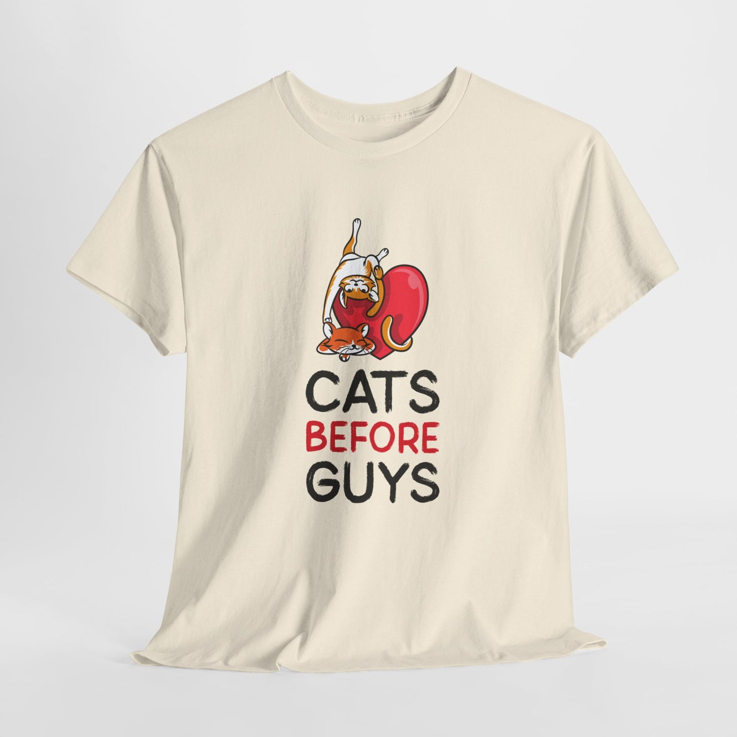 T-shirt - "Cats Before Guys" - Women - Romero's