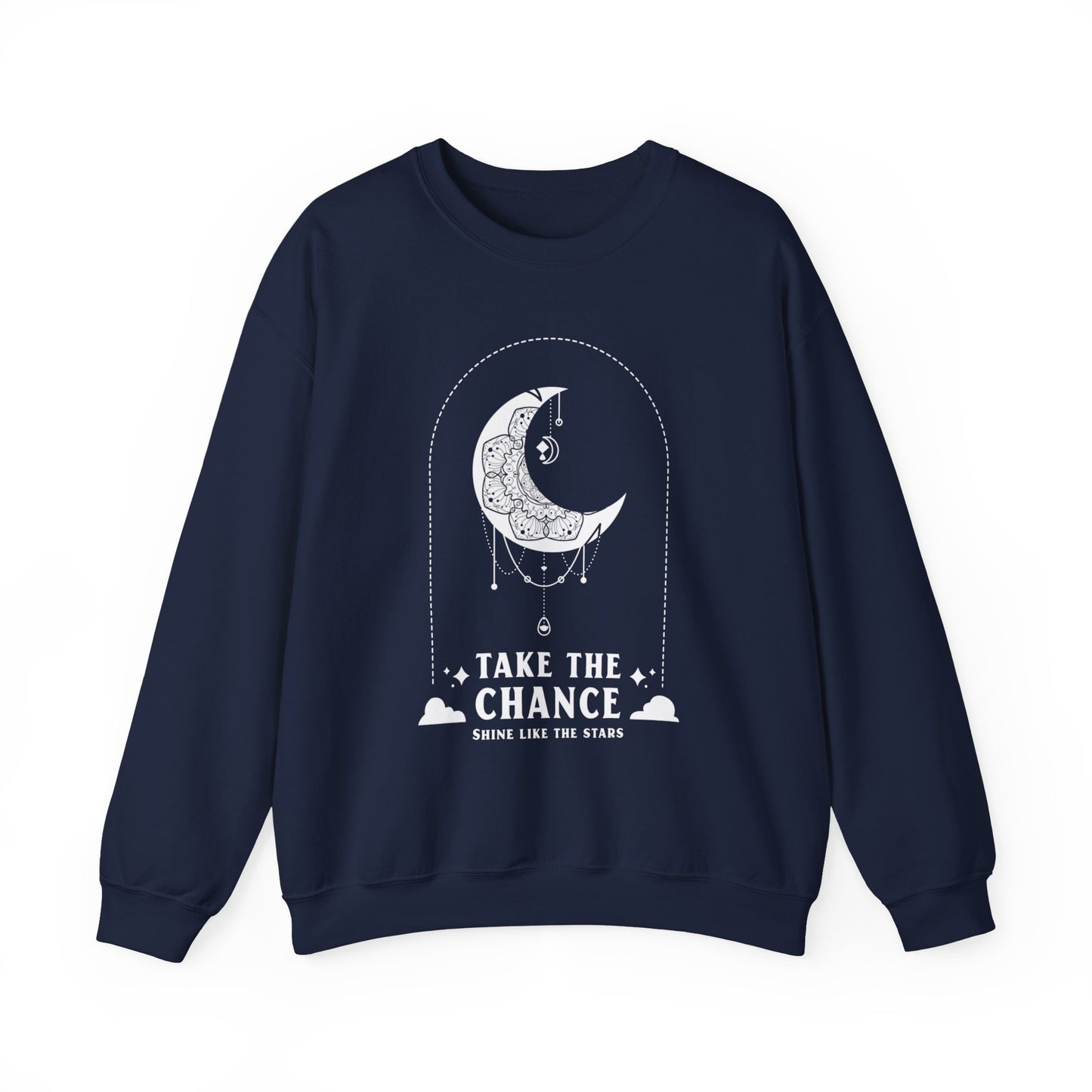 Sweatshirt "Aproveite a oportunidade, brilhe como as estrelas" - Mulher