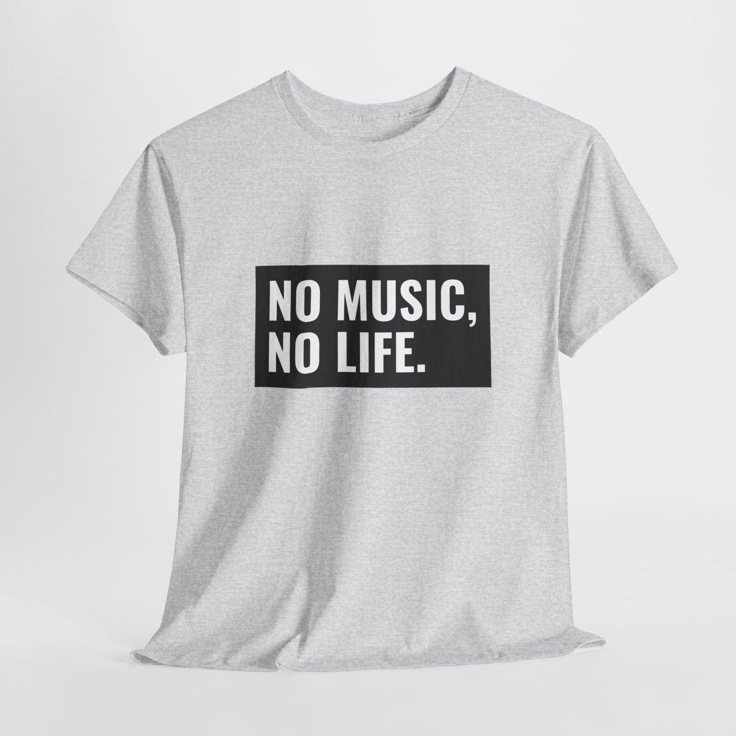 T-shirt - "Nenhuma música, nenhuma vida" | Homens | Romero