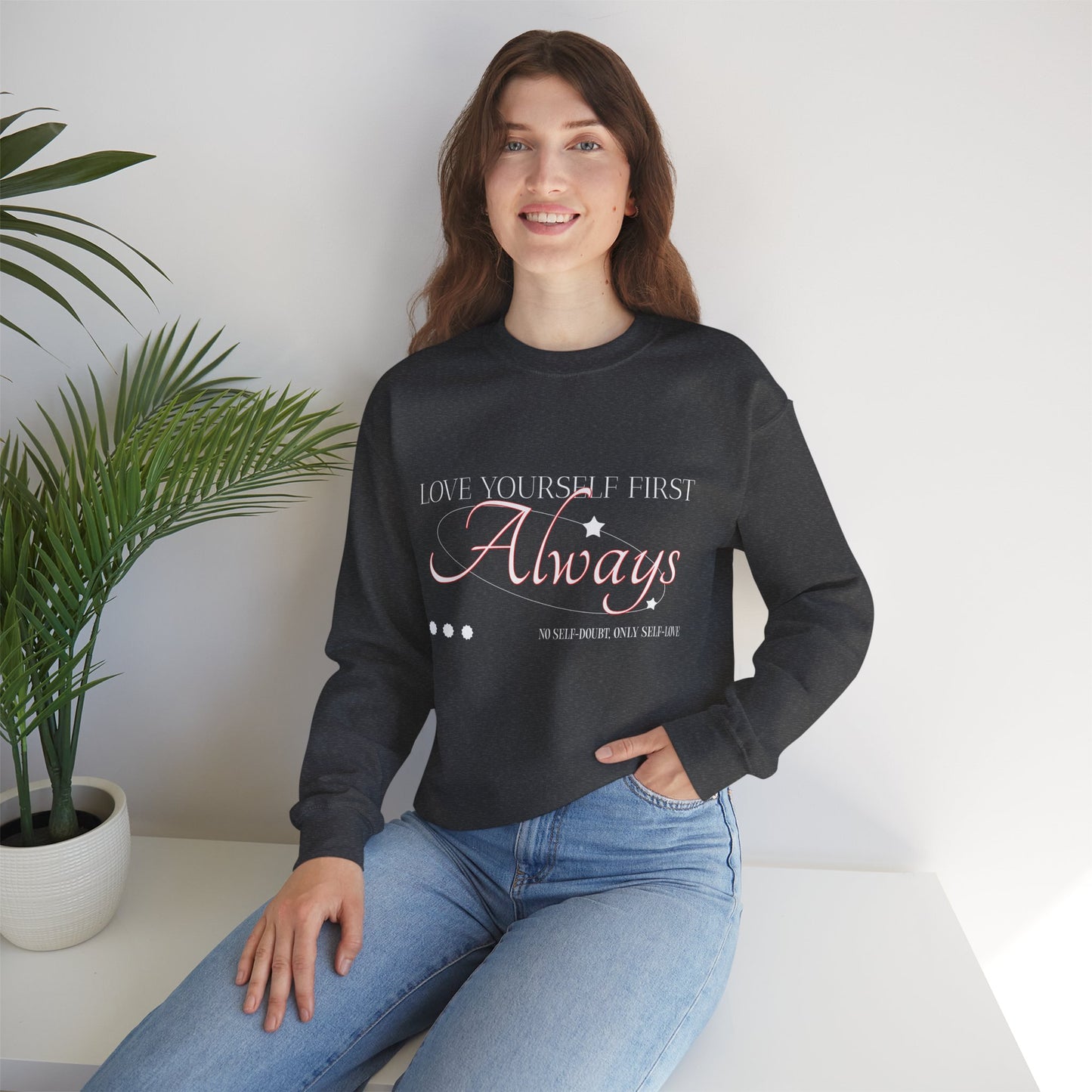 Sweatshirt "Ame-se Primeiro Sempre" - Mulher