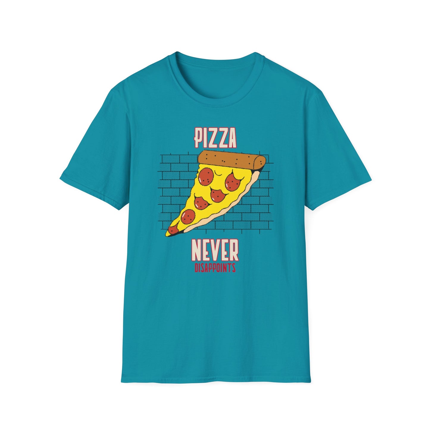 T-shirt "Pizza Nunca Decepciona" - Homem