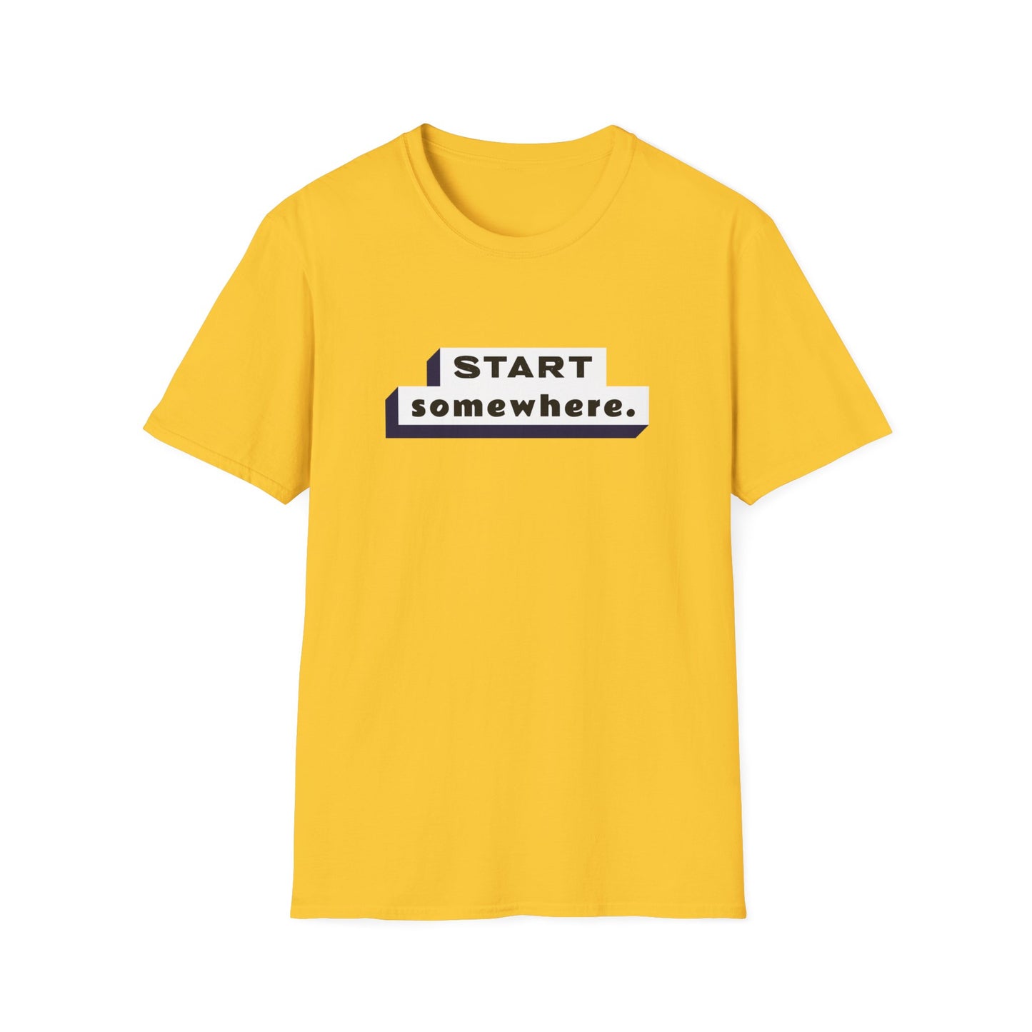 "'Start Somewhere' T-shirt | Men | Romero's: Style with Purpose"