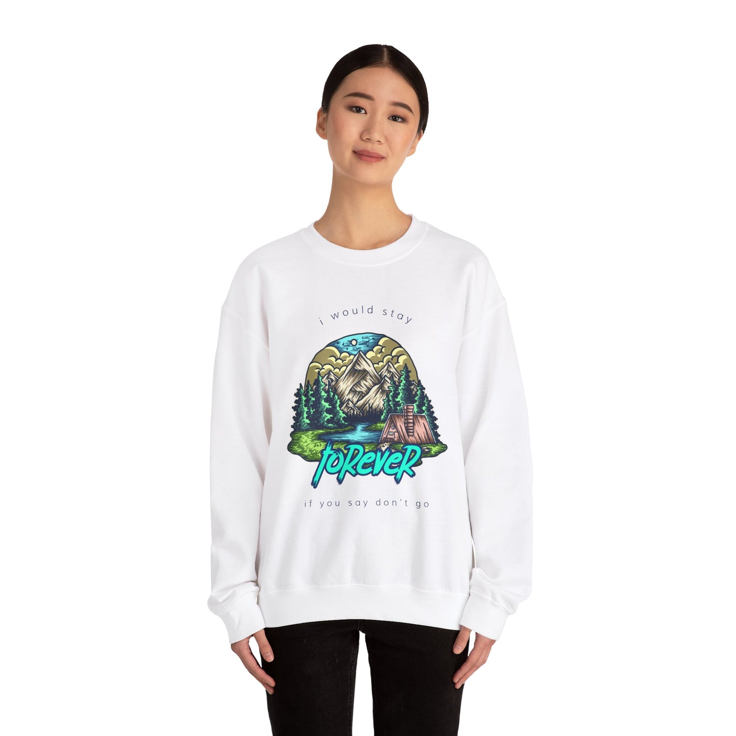 Sweatshirt "Say Don't Go" - Woman