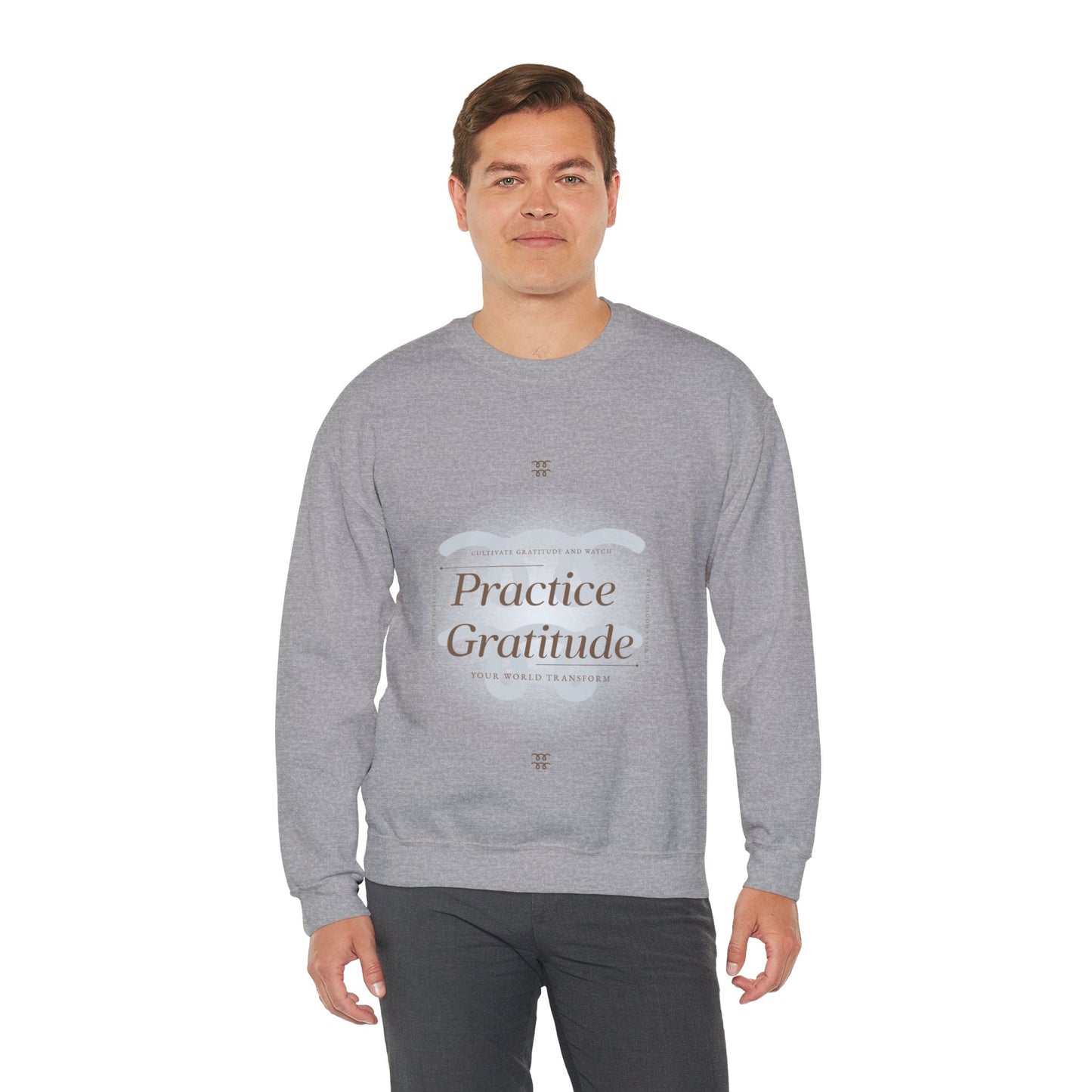 Sweatshirt "Pratique a Gratidão" - Homem