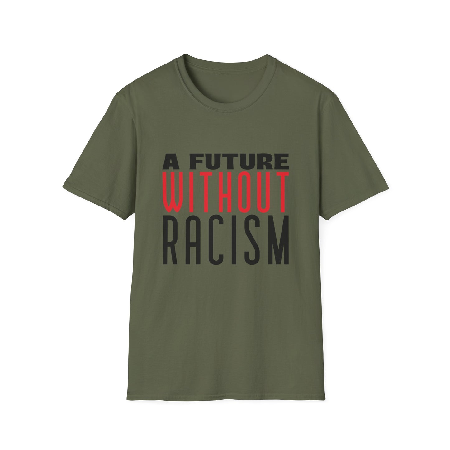 T-shirt 'Um futuro sem racismo' | Mulher | Um passo em direção a um mundo mais inclusivo no Romero's