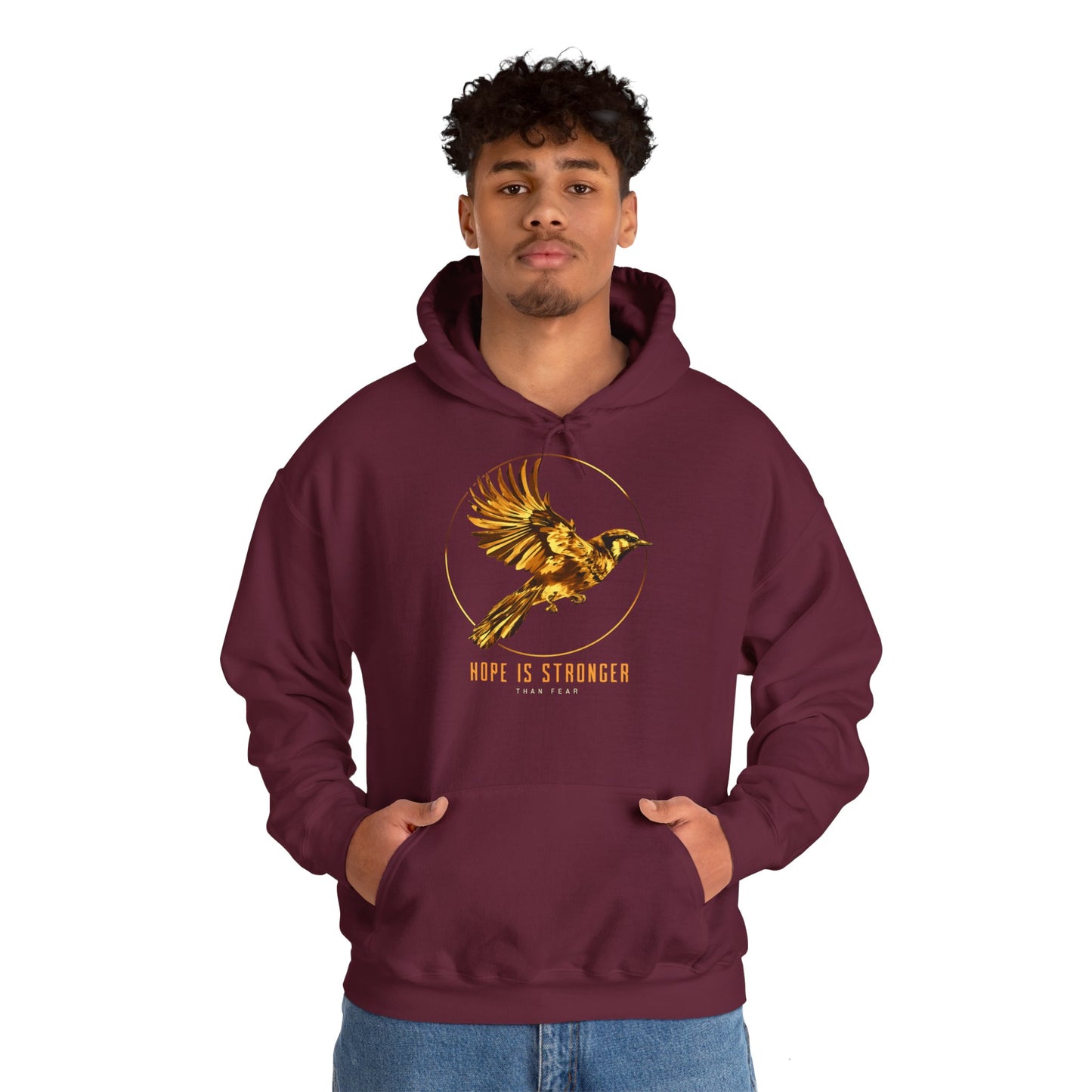 Sweatshirt "A esperança é mais forte que o medo" - Homem