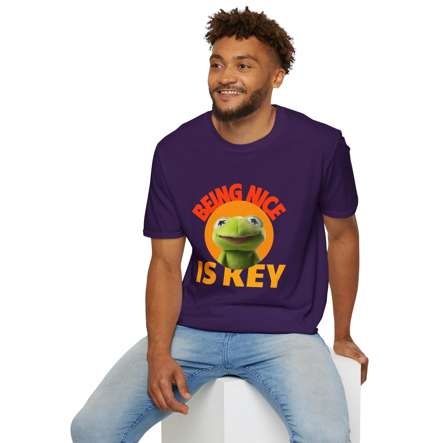 T-Shirt "Being Nice is Key" - Man