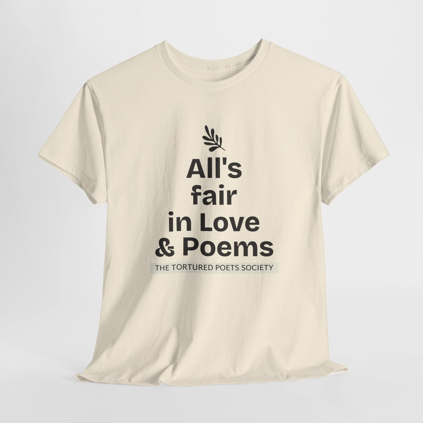 T-shirt "All's Fair in Love and Poems" | Women | Romero's